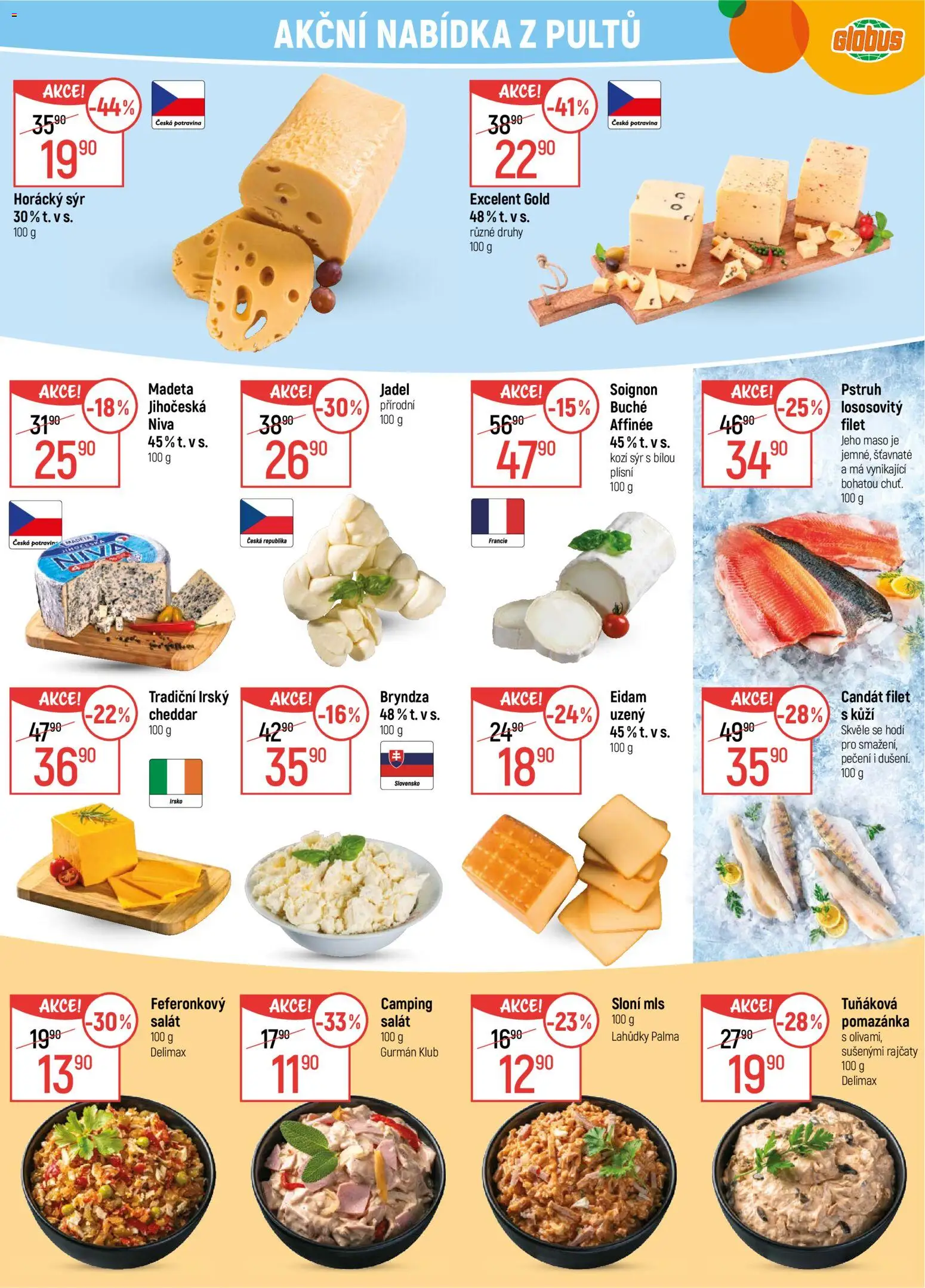 Globus leták - Praha Čakovice od 25.02.2026 | Strana: 9 | Produkty: Eidam, Candát, Cheddar, Bryndza