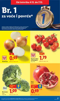 Domaća rajčica mini grappolo, Fresh mini grappolo tomatoes. - Pregled kataloga iz trgovine Lidl, vrijedi od 01.12.2025 | Stranica: 67
