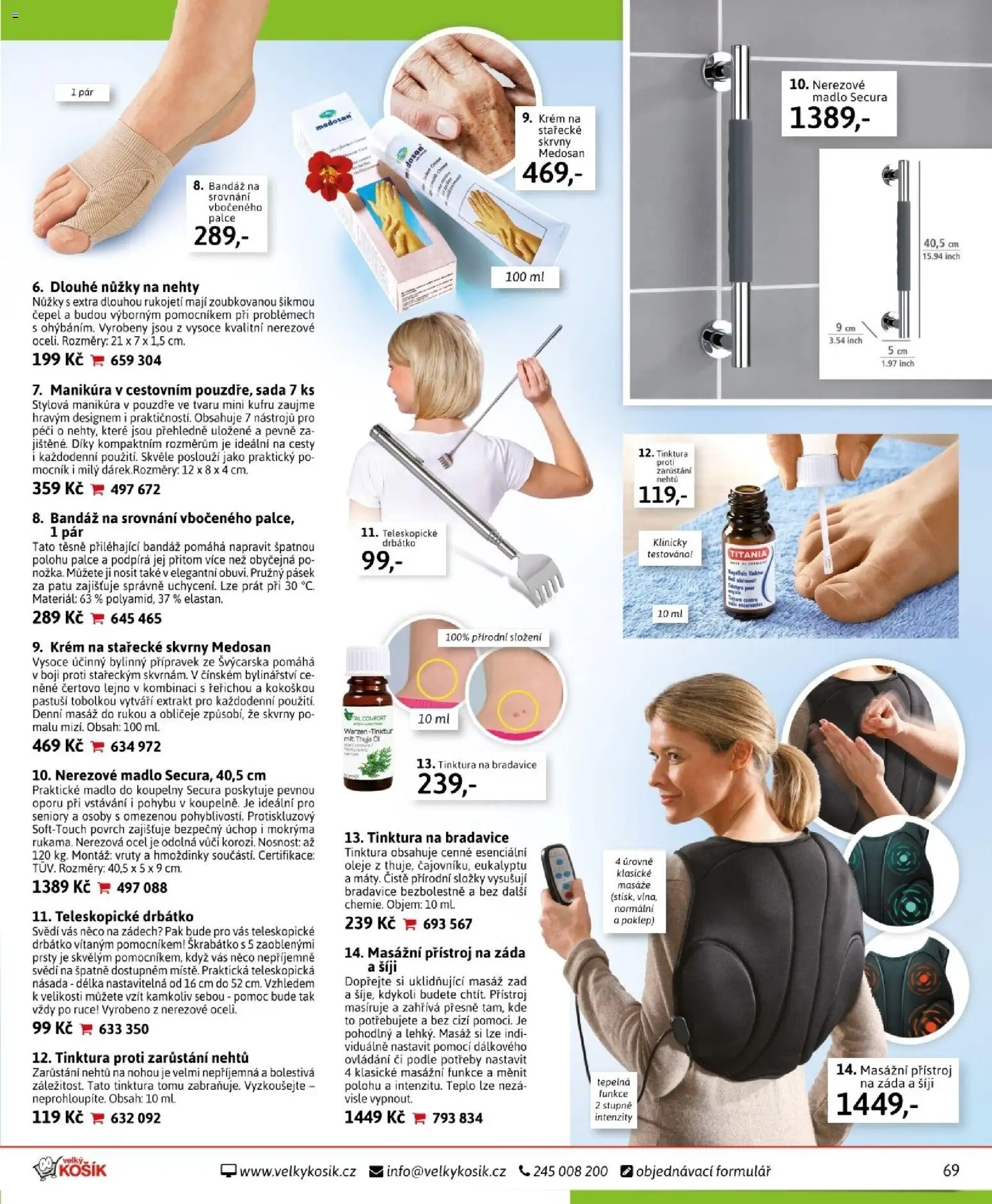 Velký Košík katalog duben 2026 od 01.04.2026 | Strana: 69 | Produkty: Oleje, Krém, Madlo, Manikúra