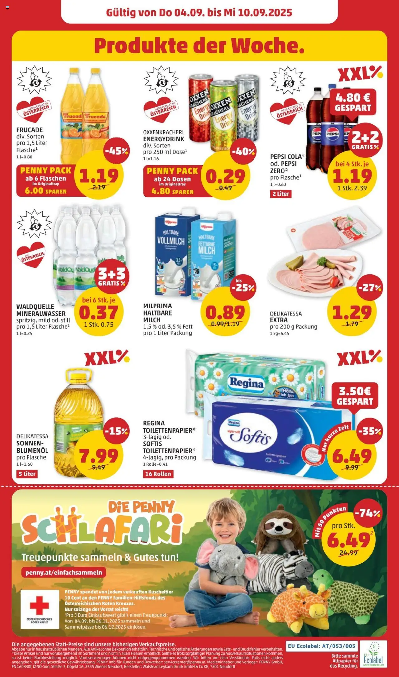 Penny Markt Flugblatt gültig ab 04.09.2025 | Seite: 24 | Produkte: Wurst, Foins, Milch