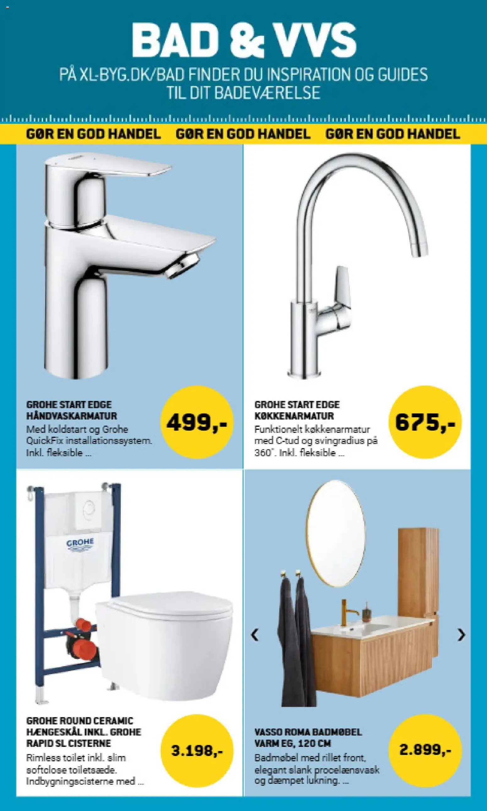 XL-BYG tilbudsavis – gyldig fra 24.04.2026 | Side: 30 | Produkter: Toilet, Bad