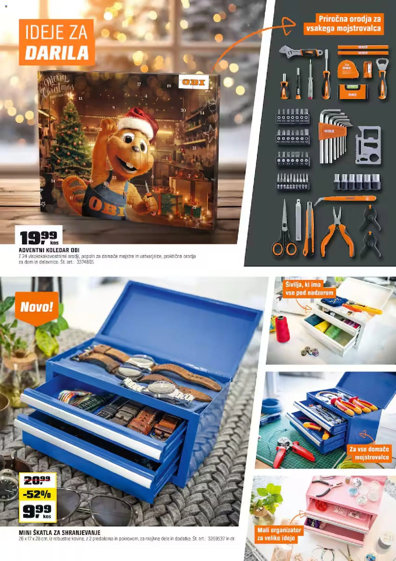 Novi OBI katalog ponudbe – veljaven od 01.11.2025 | Stran: 18 | Izdelki: Skatla