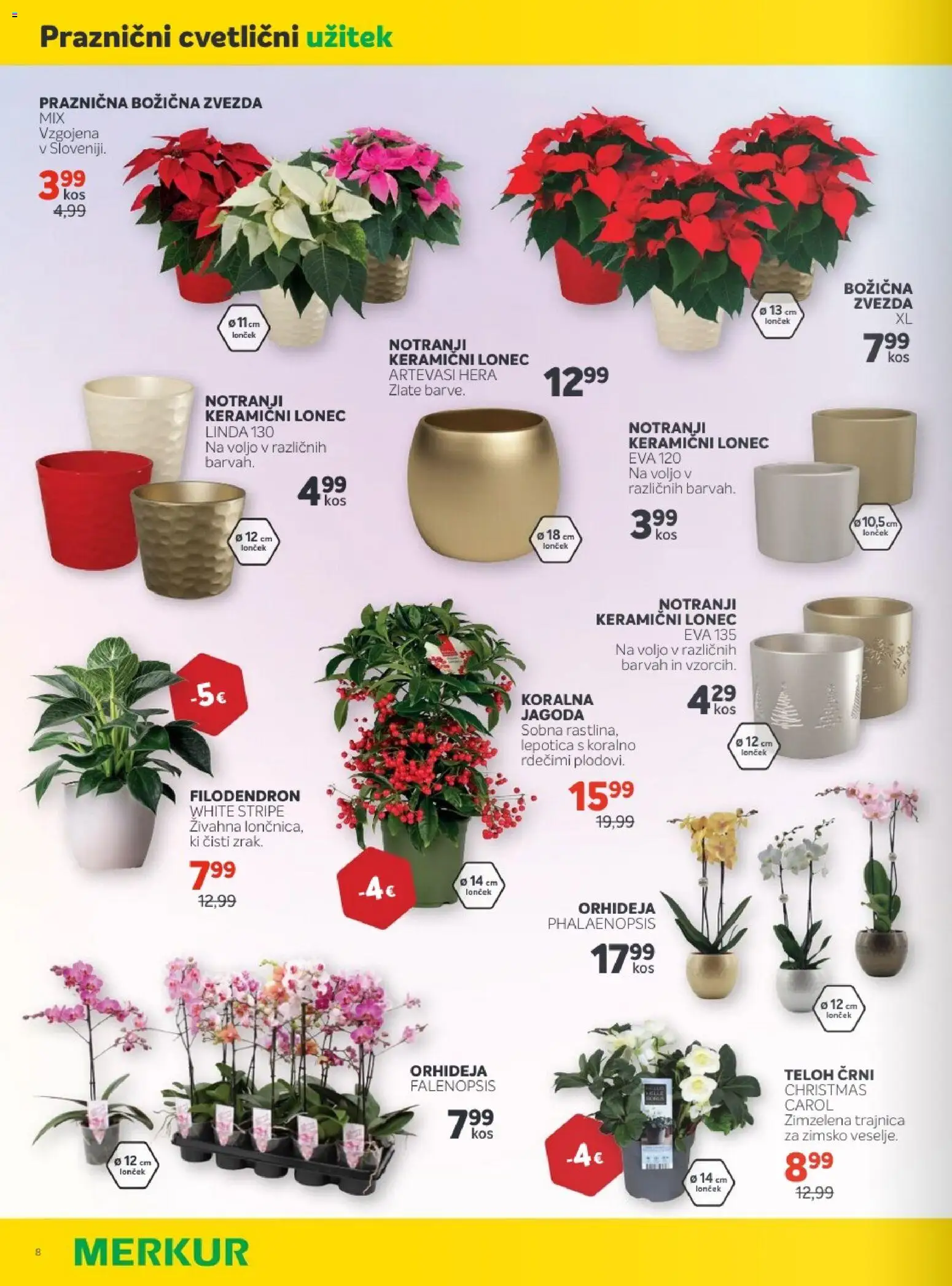 Novi Merkur katalog ponudbe – veljaven od 03.12.2025 | Stran: 8 | Izdelki: Kos