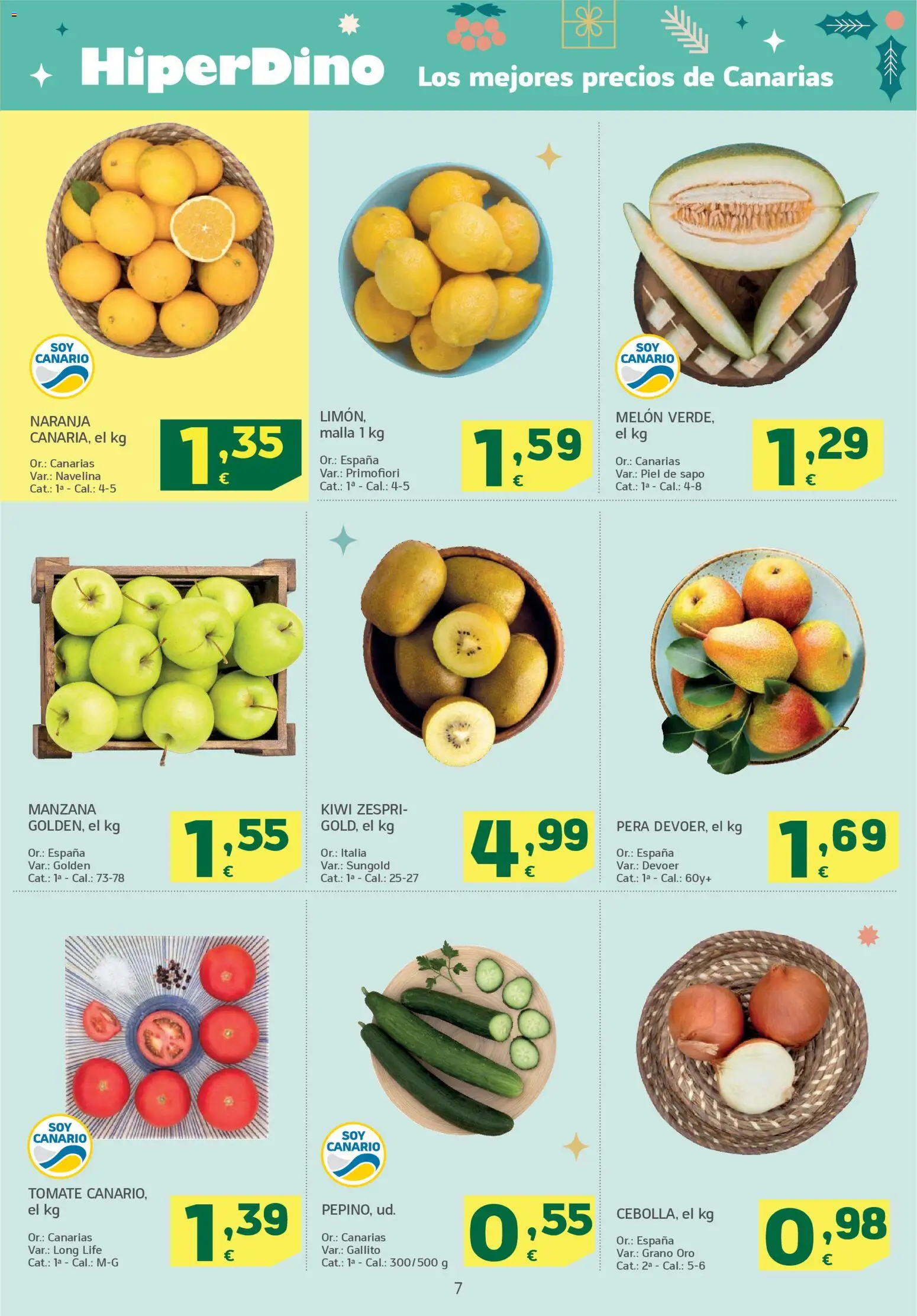 HiperDino folleto │ válido desde el 26.12.2025 | Página: 7 | Productos: Φορτιστής, Kiwi, Manzana