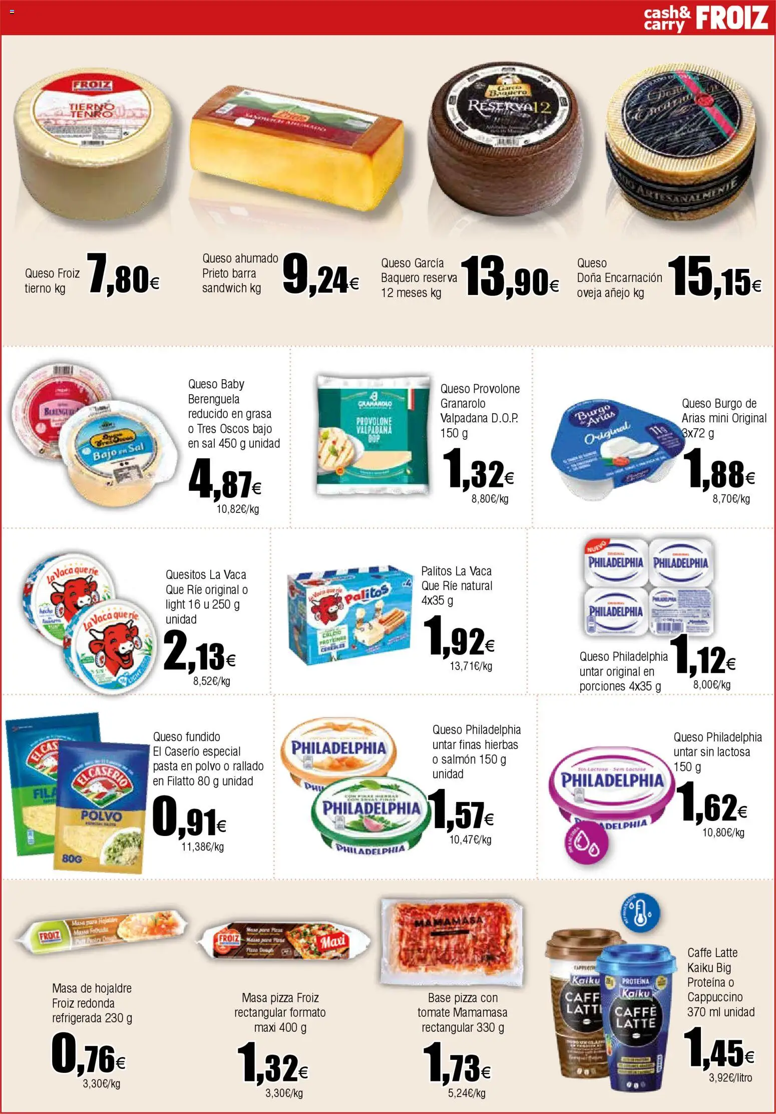 Froiz - Folleto Cash │ válido desde el 22.01.2026 | Página: 11 | Productos: Γραβάτα, Polvo, Queso, Pizza