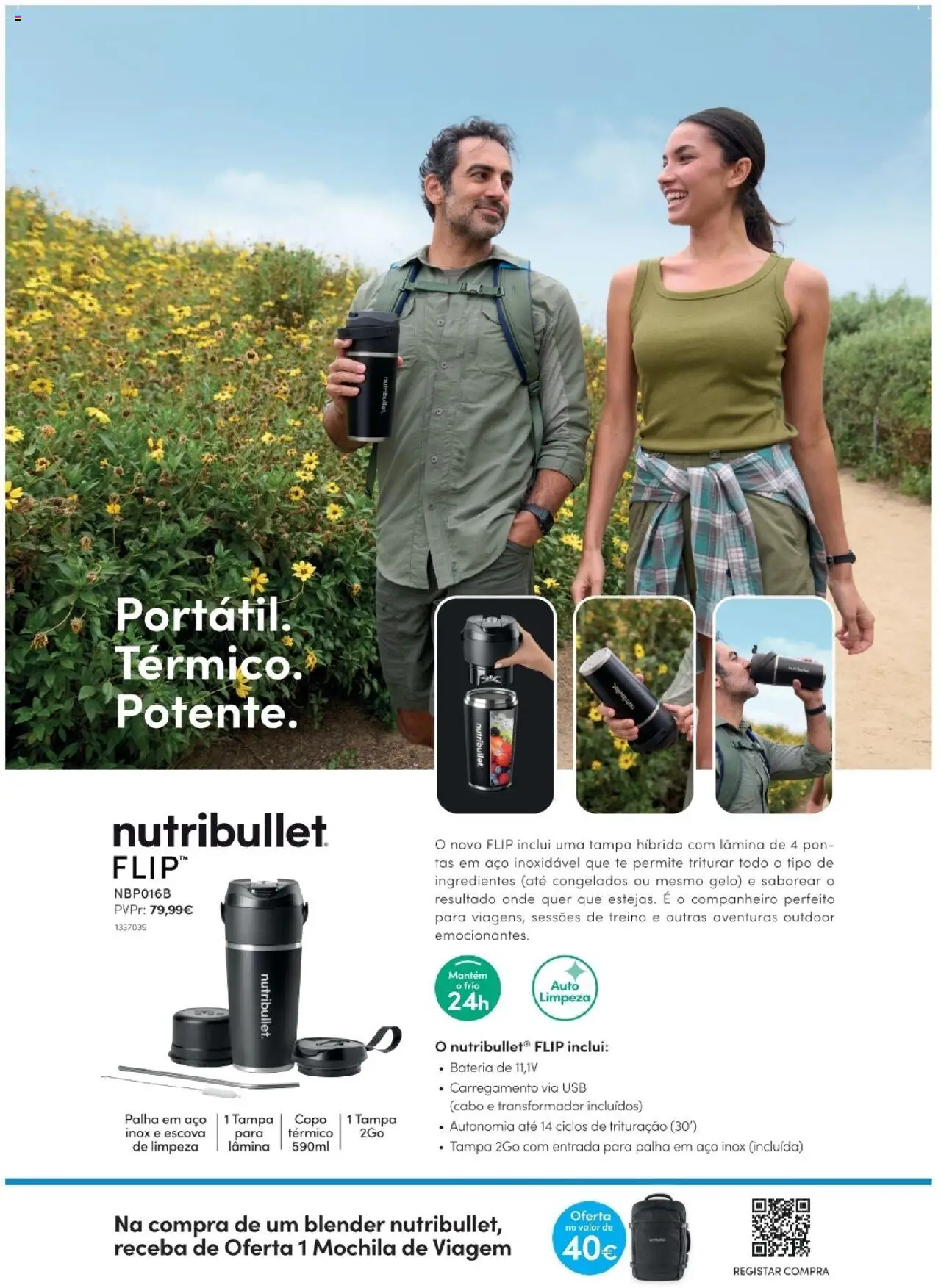 Radio Popular - Folheto Especial Nutribullet │ válido de 04.08.2025 | Página: 6 | Produtos: Mochila, Cabo, USB, Bateria