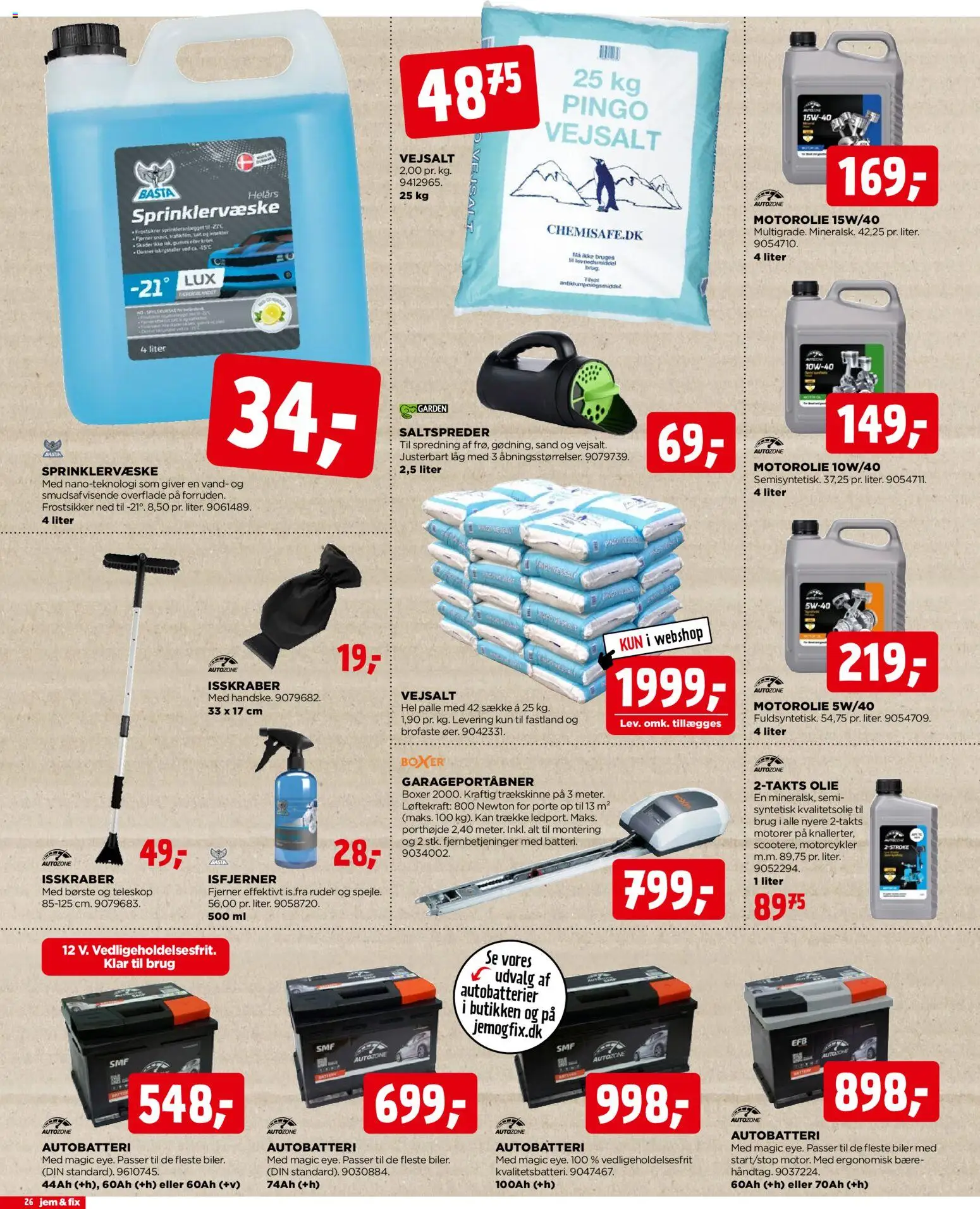Jem & fix tilbudsavis – gyldig fra 23.11.2025 | Side: 26 | Produkter: Børste, Olie, Is, Søm