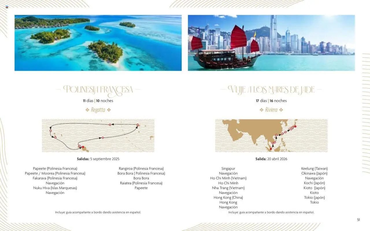 Viajes El Corte Inglés Cruceros de lujo │ válido desde el 01.01.2025 | Página: 52 | Productos: Navegación