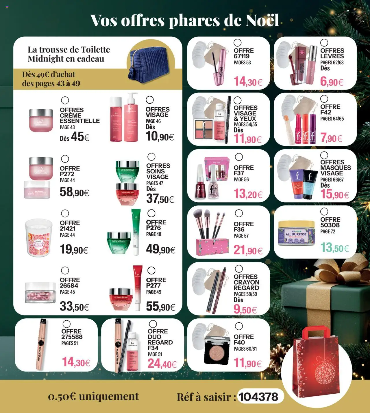 {H1} | Page: 5 | Produits: Mascara, Crayon, Crème