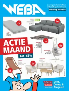 Weba folder - Voorbeeld van een folder van Weba, geldig van 25.03.2026