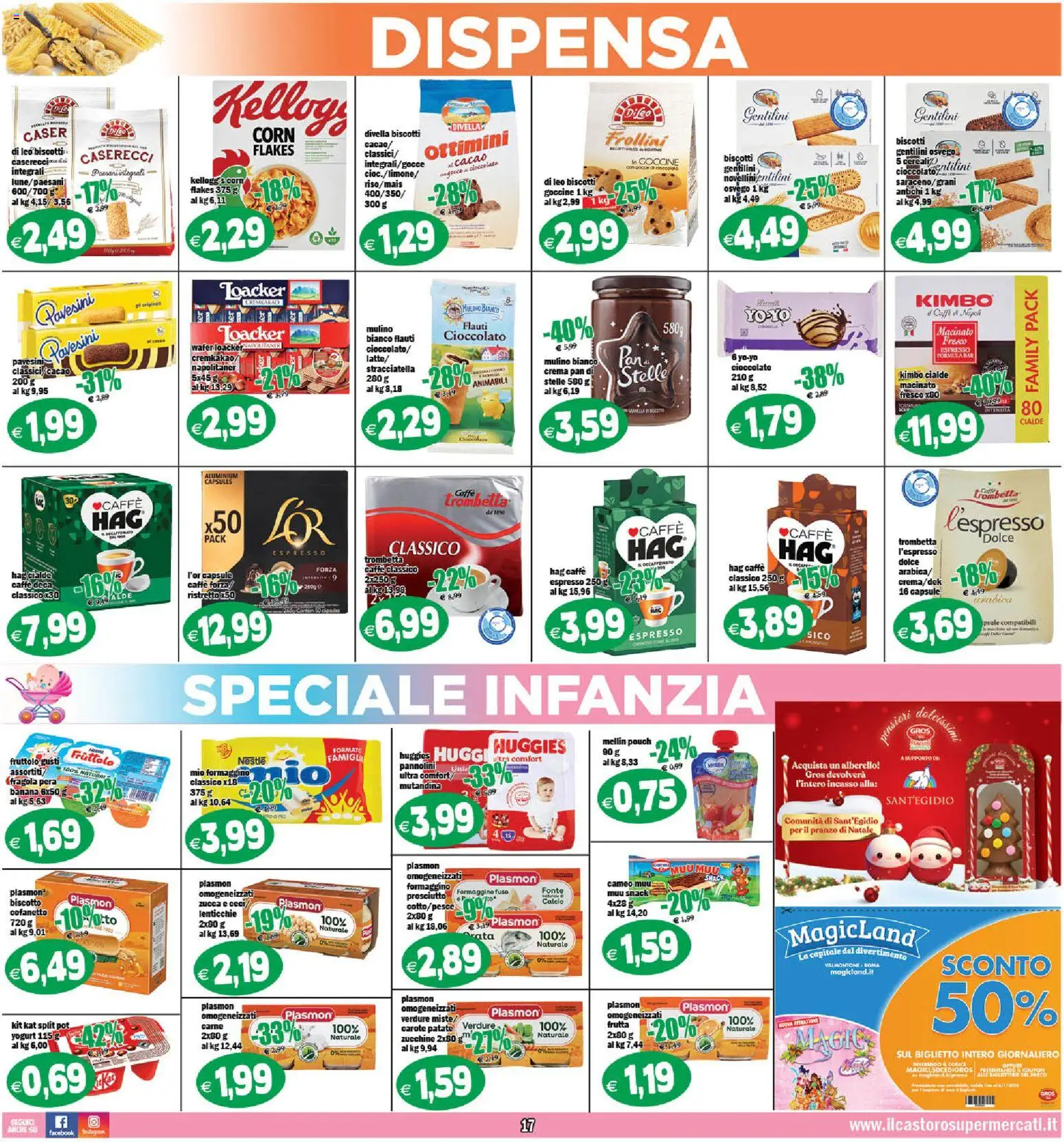 Volantino Il Castoro del 27.12.2025 | Pagina: 17 | Prodotti: Lenticchie, Verdure, Stracciatella, Macinato