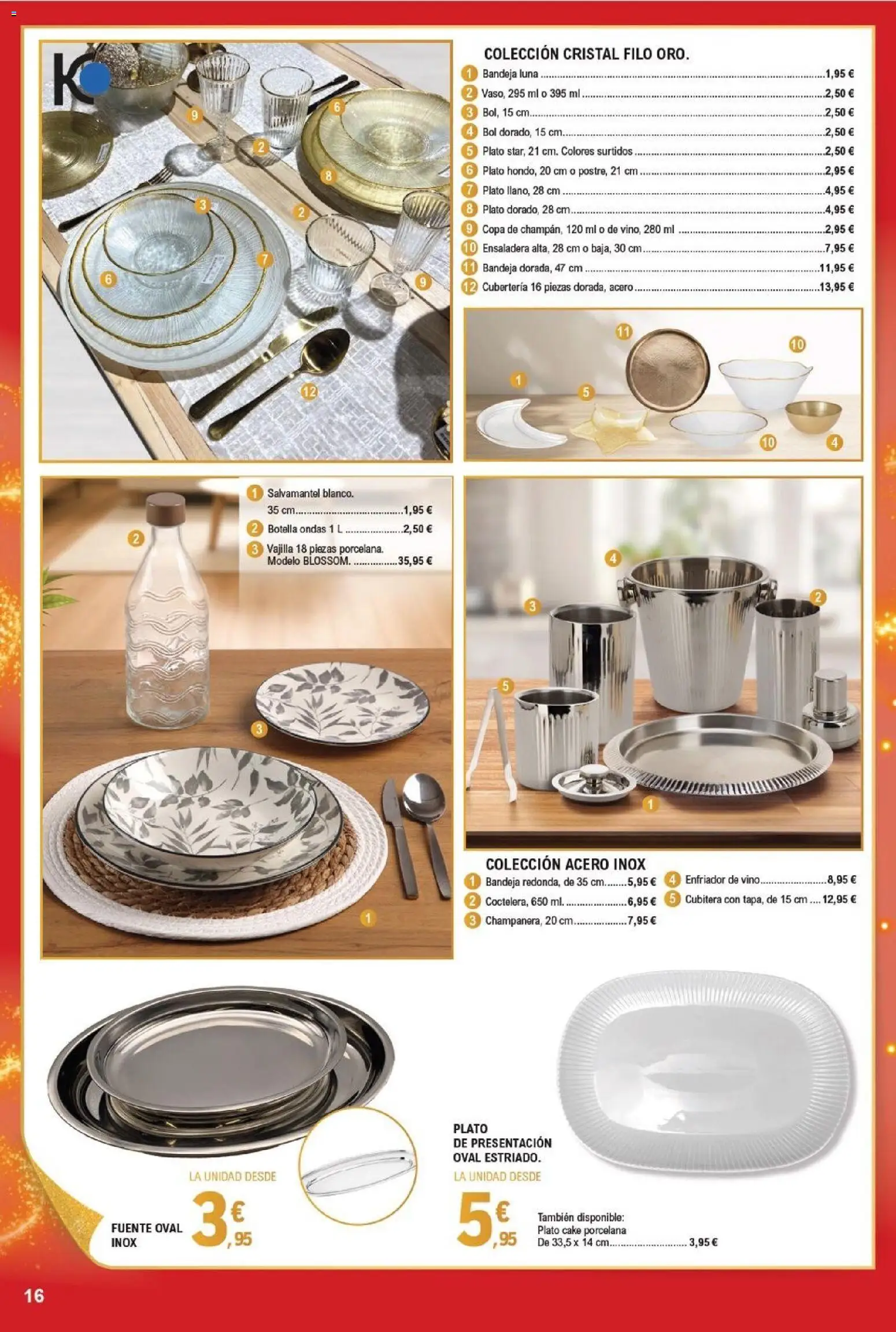 E.Leclerc folleto │ válido desde el 03.12.2025 | Página: 16 | Productos: Βρεφικό κρεβάτι, Bandeja, Cubertería