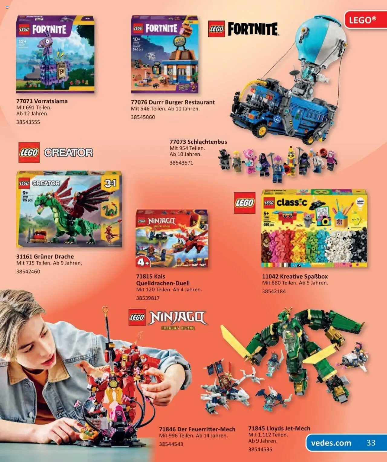 Vedes - Preise Online  – gültig ab 18.09.2025 | Seite: 33 | Produkte: Burger