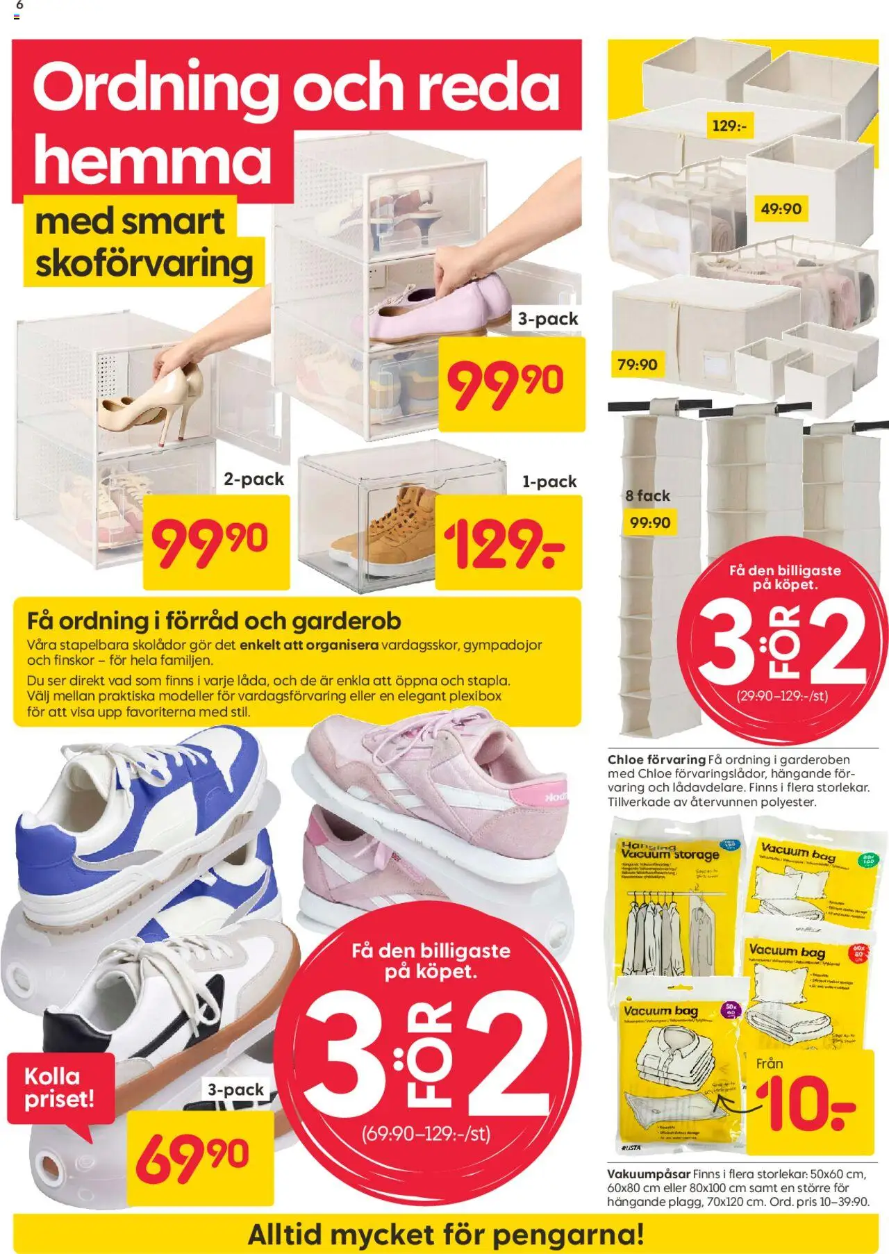 Rusta reklamblad aktuell från 08.09.2025 | Sida: 6 | Produkter: Garderob, Te