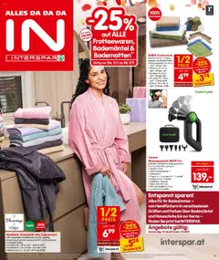 Interspar Flugblatt gültig ab 11.09.2025 | Seite: 15 | Produkte: Bademantel, Hausschuhe, Trockner, Gewicht