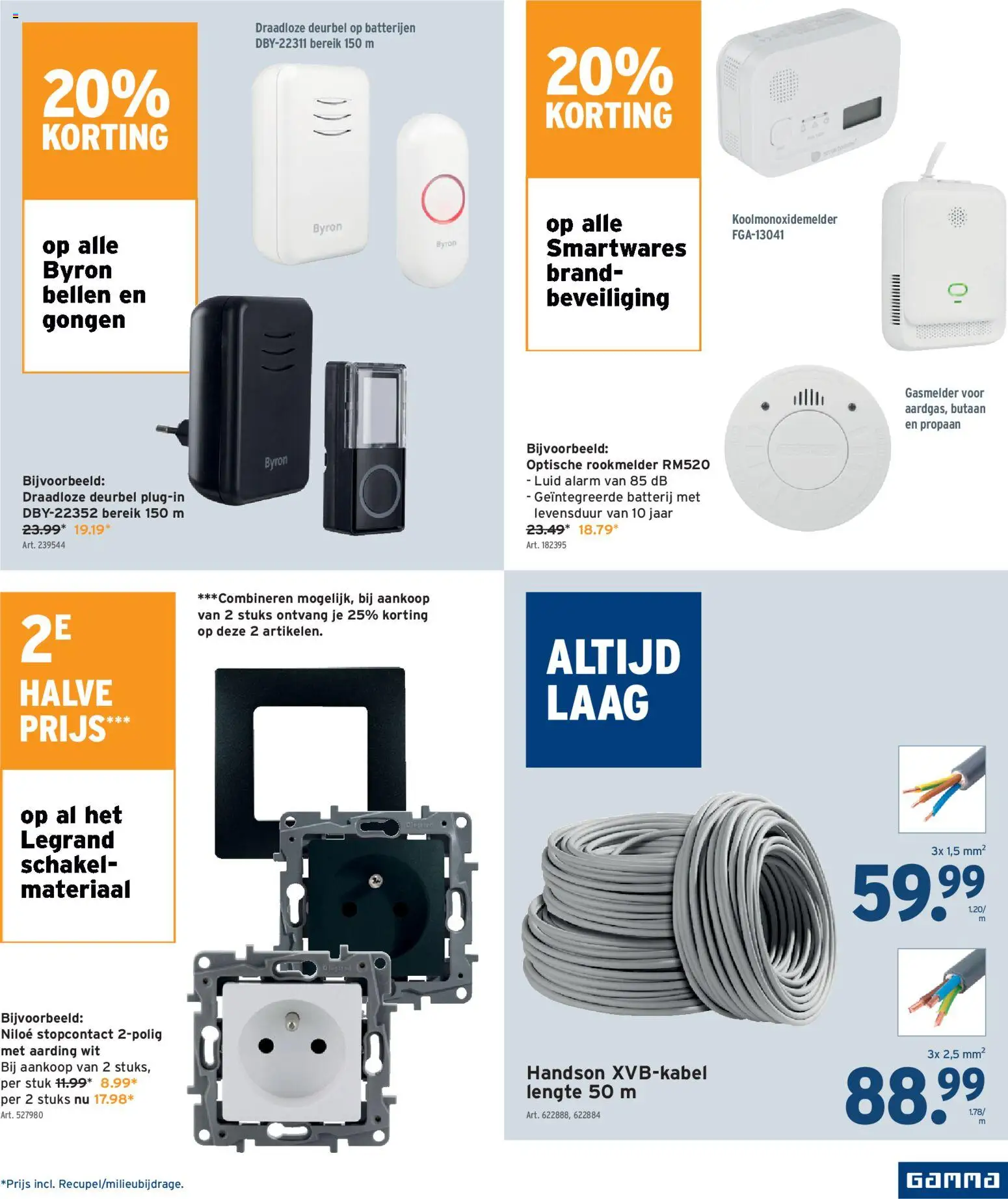 {H1} | Pagina: 6 | Producten: Stopcontact, Batterij, Batterijen