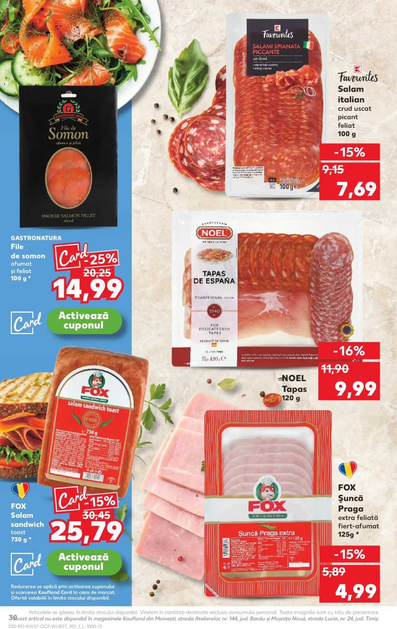 Kaufland RO akciós ujság - amely érvényes a következő dátumtól: 10.09.2025 | Oldal: 30