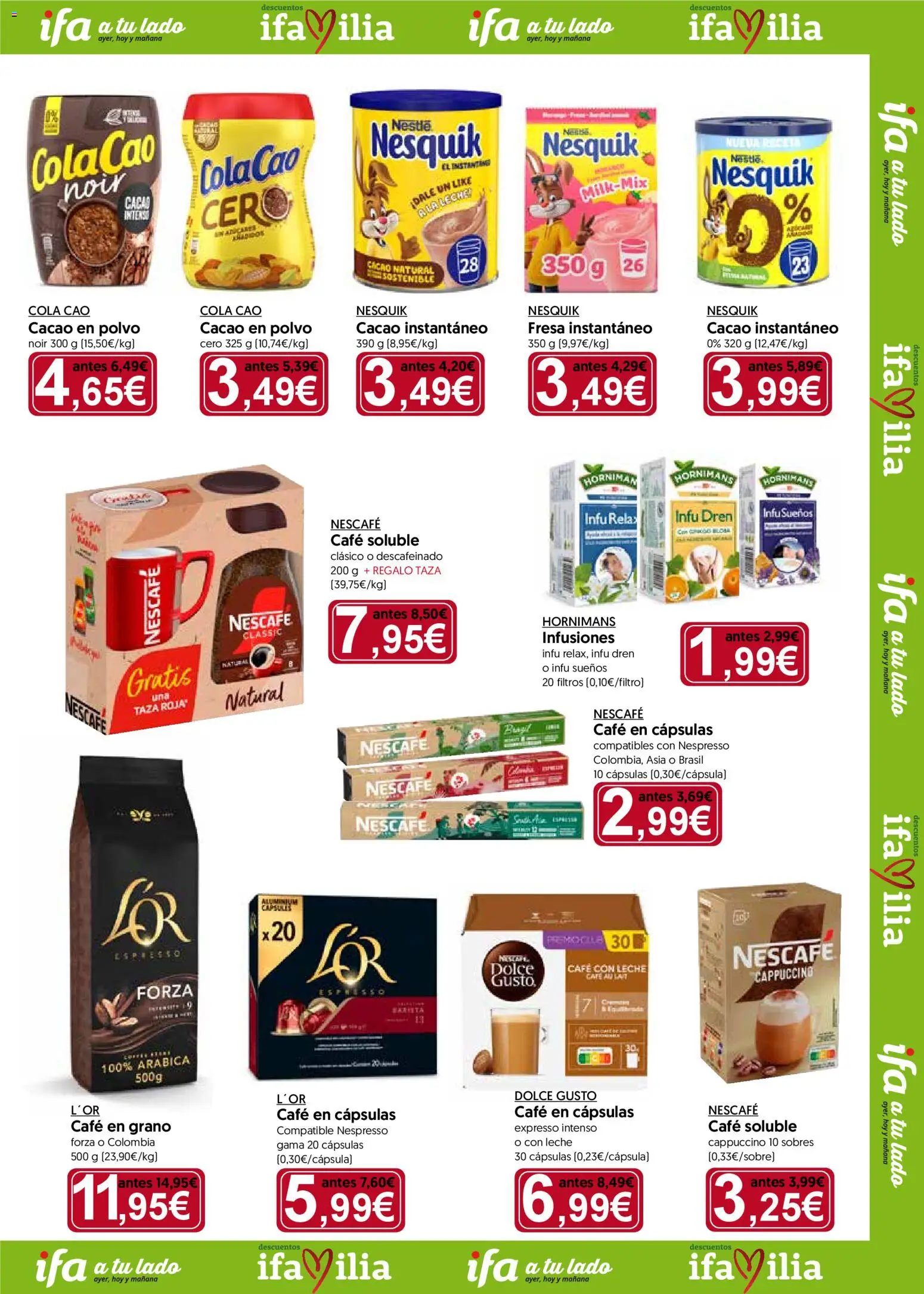 Hiper Usera folleto │ válido desde el 30.03.2026 | Página: 7 | Productos: Leche, Cacao instantáneo, Café en grano, Φρυγανιές σικάλεως