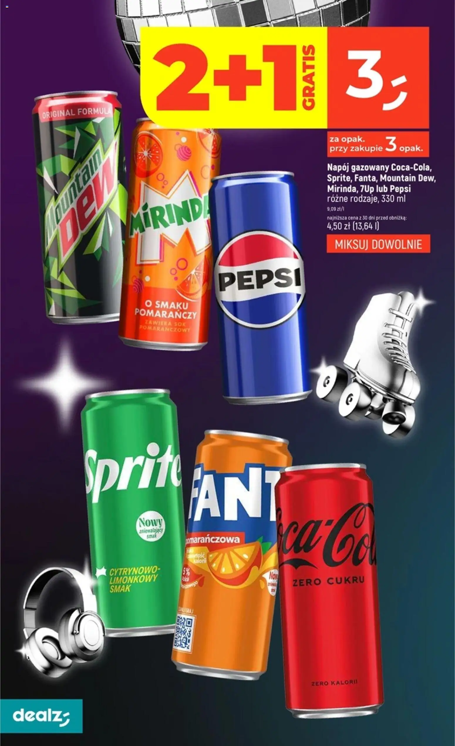 Dealz Gazetka od 27.12.2025 | Strona: 8 | Produkty: Sok pomarańczowy, Pepsi, Sprite, Sok
