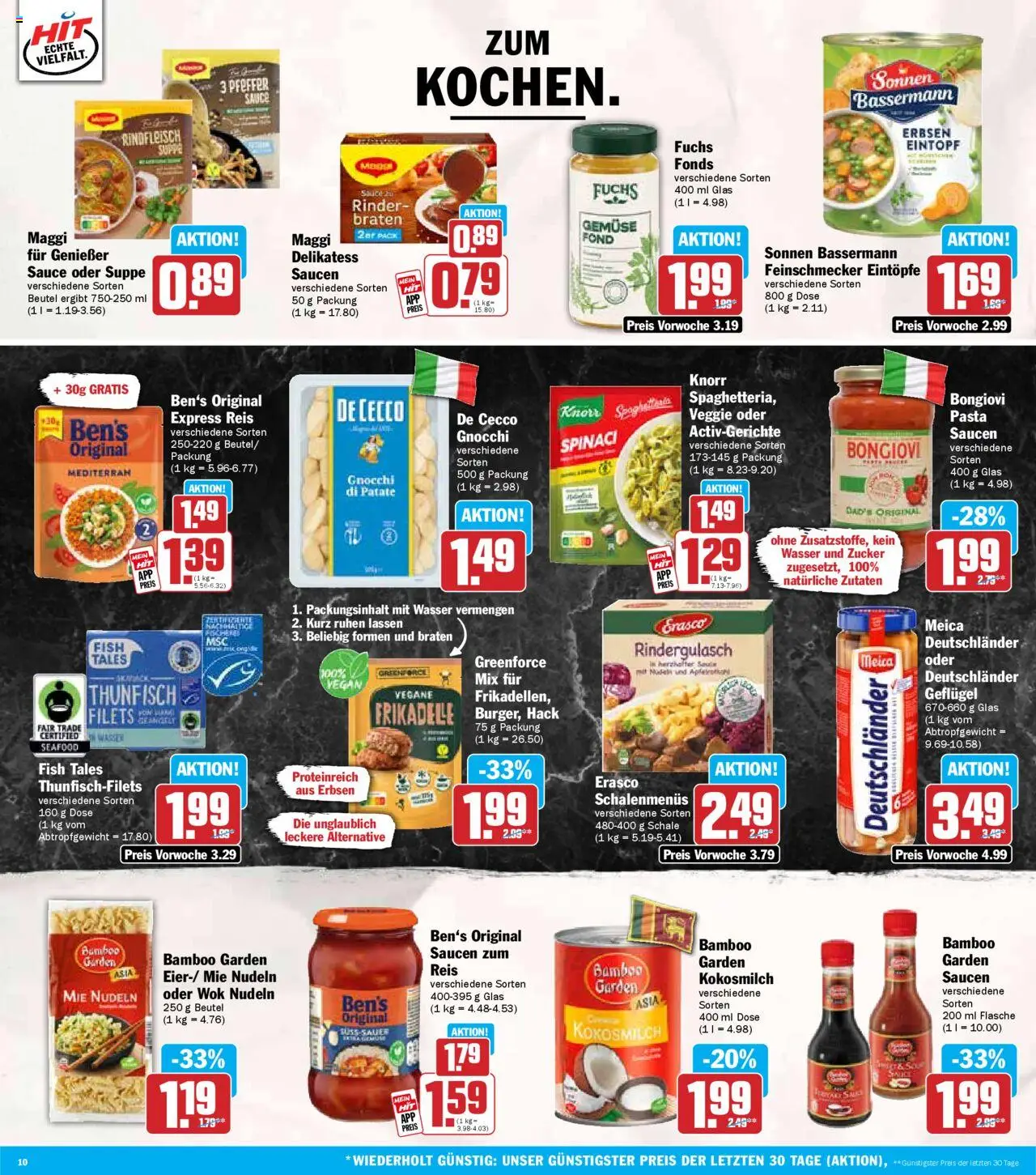 HIT - Bayern - gültig ab dem 11.08.2025 | Seite: 10 | Produkte: Rindergulasch, Wasser, Zucker, Pfeffer
