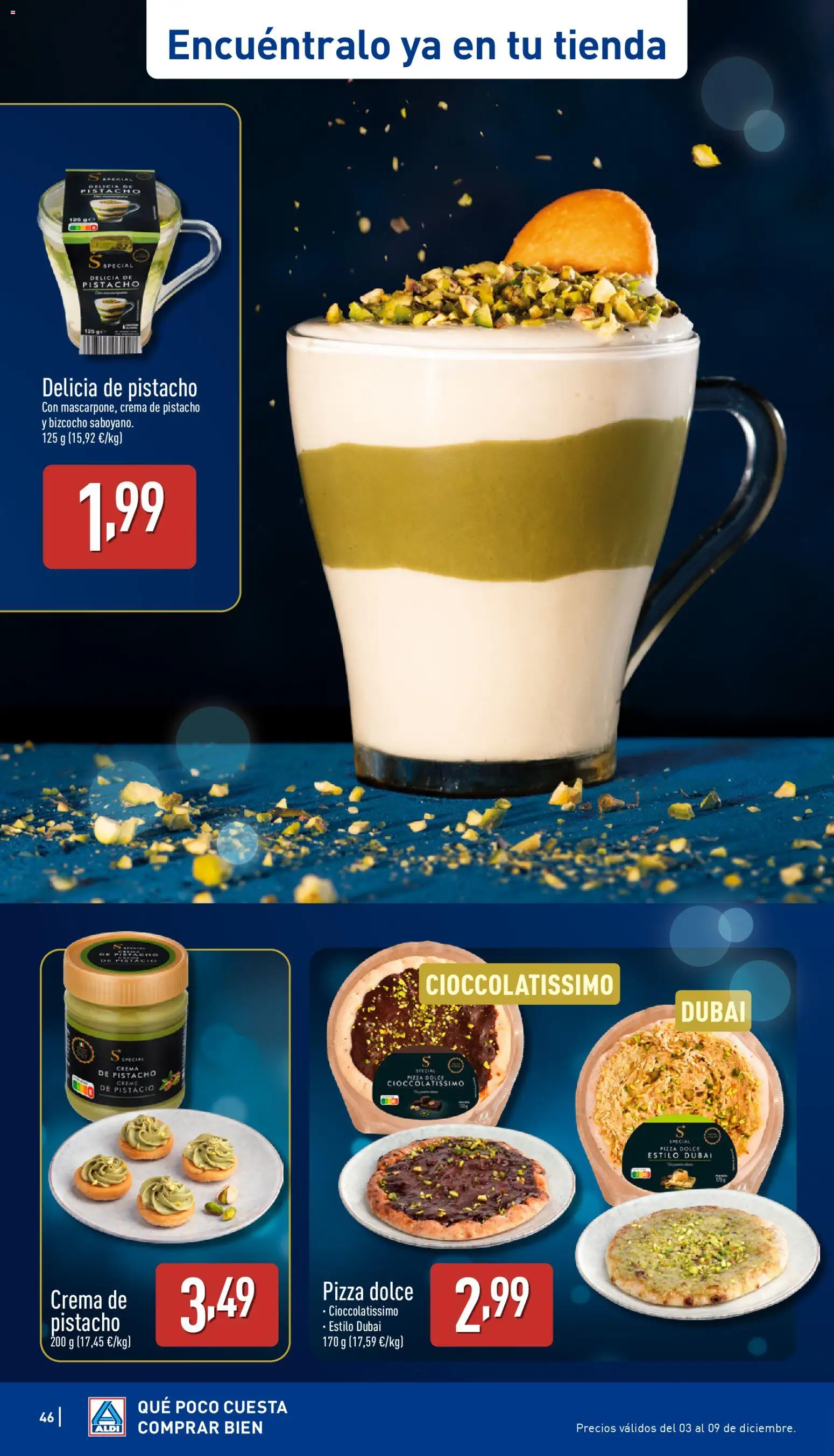 Aldi folleto Baleares │ válido desde el 04.12.2025 | Página: 46 | Productos: Pizza, Crema, Bizcocho