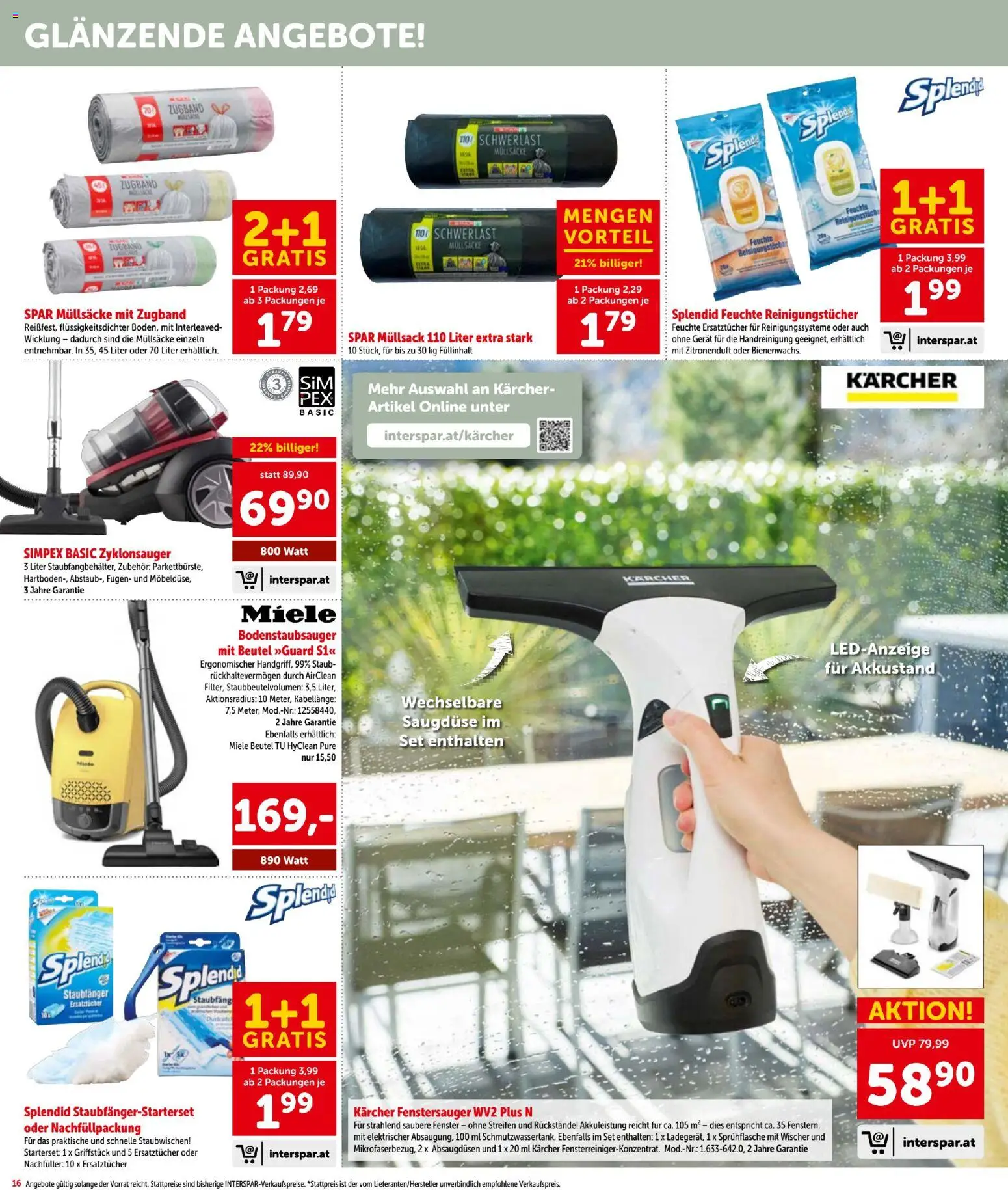 Interspar - Flugblatt gültig ab 16.04.2026 | Seite: 16 | Produkte: Reinigungstücher