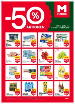 MPREIS 50% Aktionen Algund ab 12.09.2025 gültig