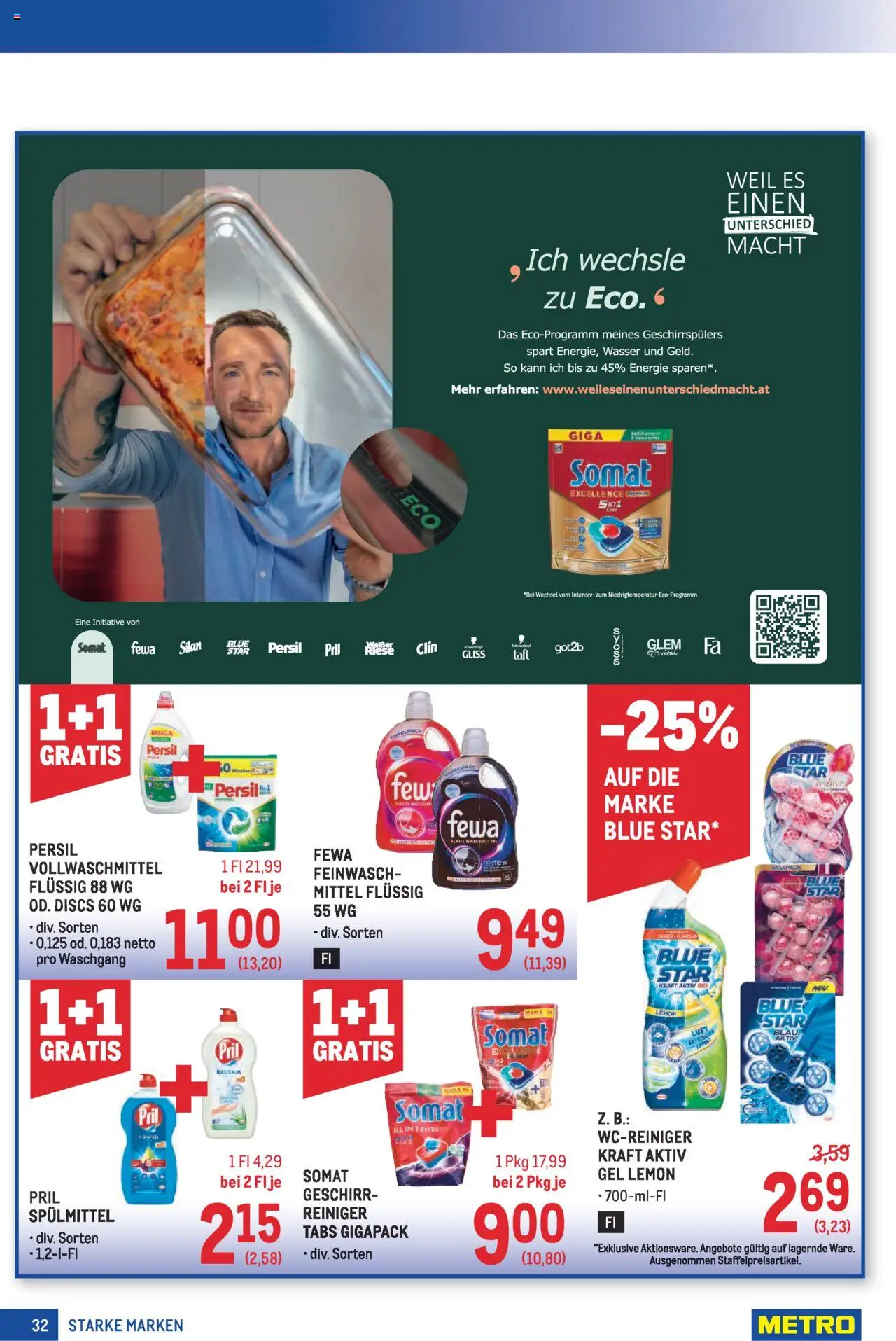 Metro Starke Marken gültig ab 16.10.2025 | Seite: 32 | Produkte: Wasser