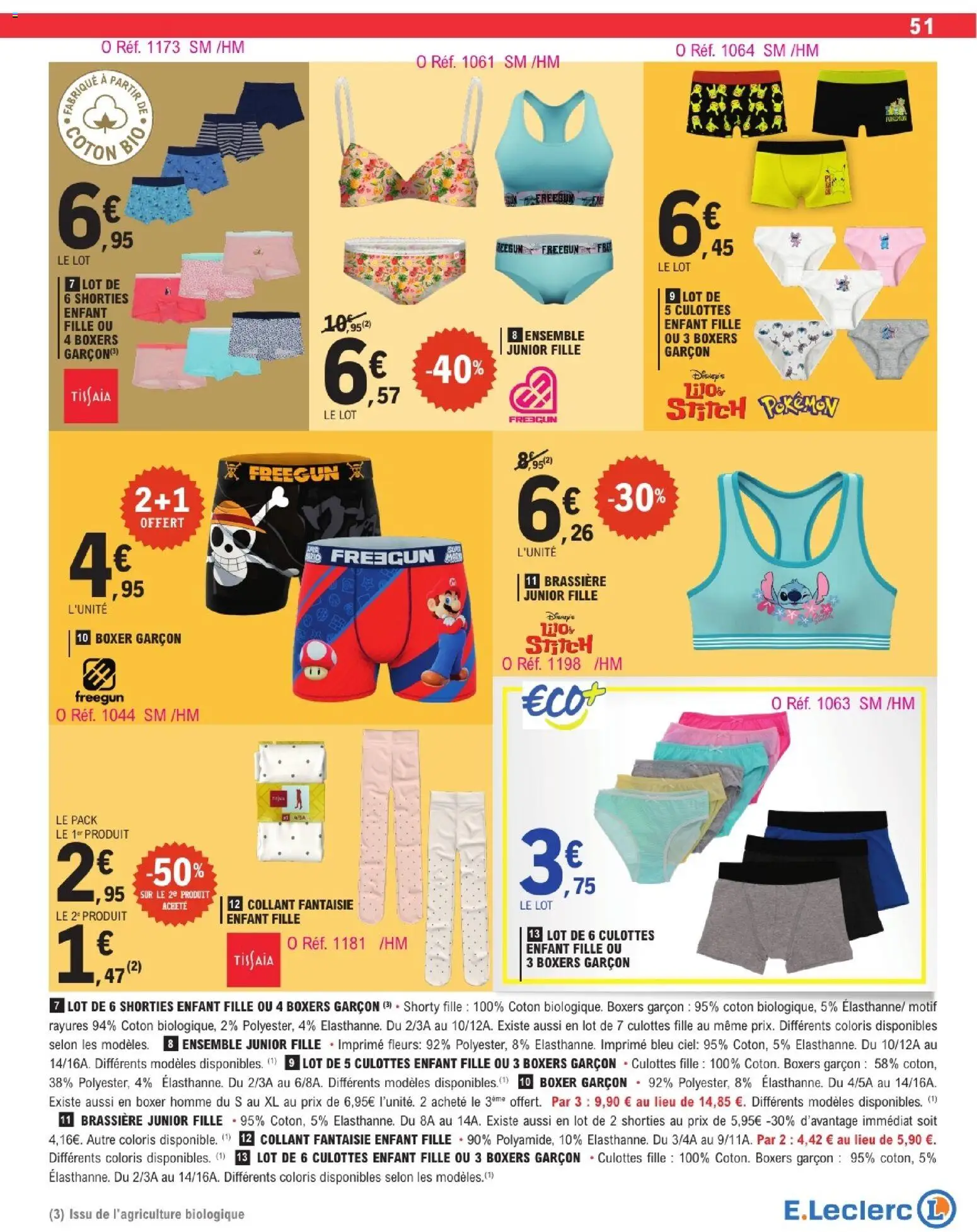 {H1} | Page: 51 | Produits: Coton, Shorts