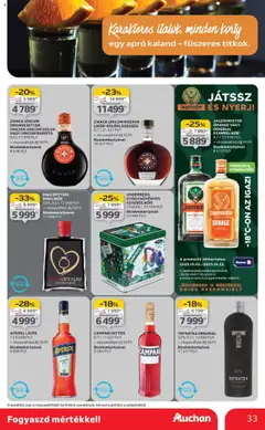 Auchan - Bor ajánlataink - amely érvényes a következő dátumtól: 02.10.2025 | Oldal: 33