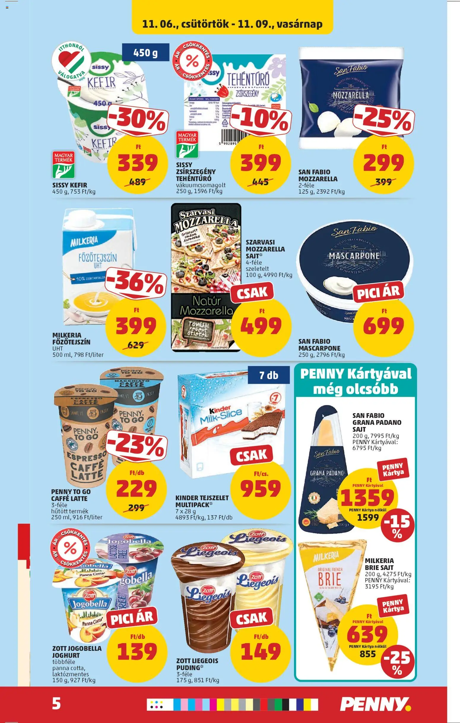 PENNY akciós ujság - amely érvényes a következő dátumtól: 06.11.2025 | Oldal: 5