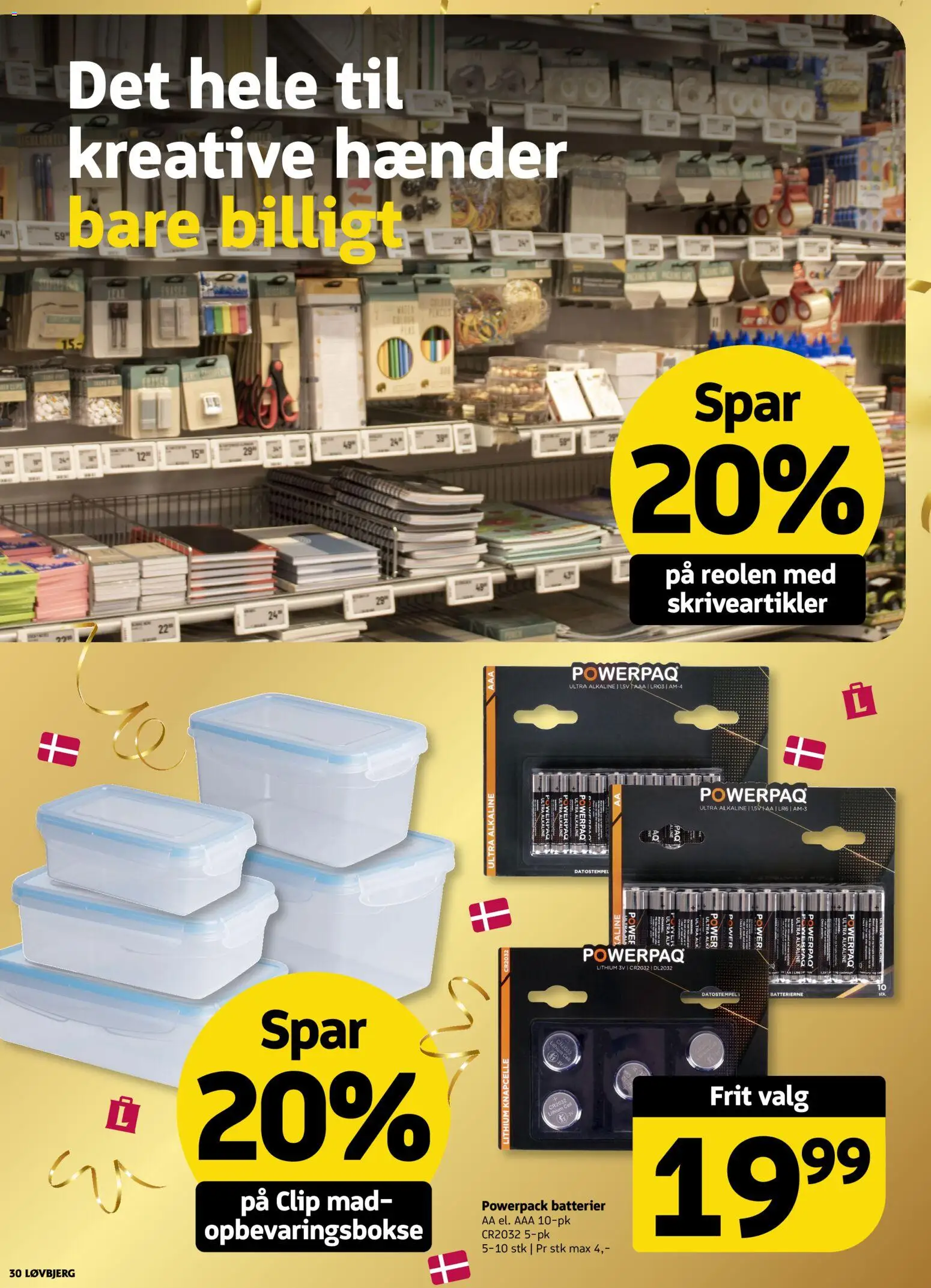 Løvbjerg tilbudsavis – gyldig fra 09.01.2026 | Side: 30 | Produkter: Batterier
