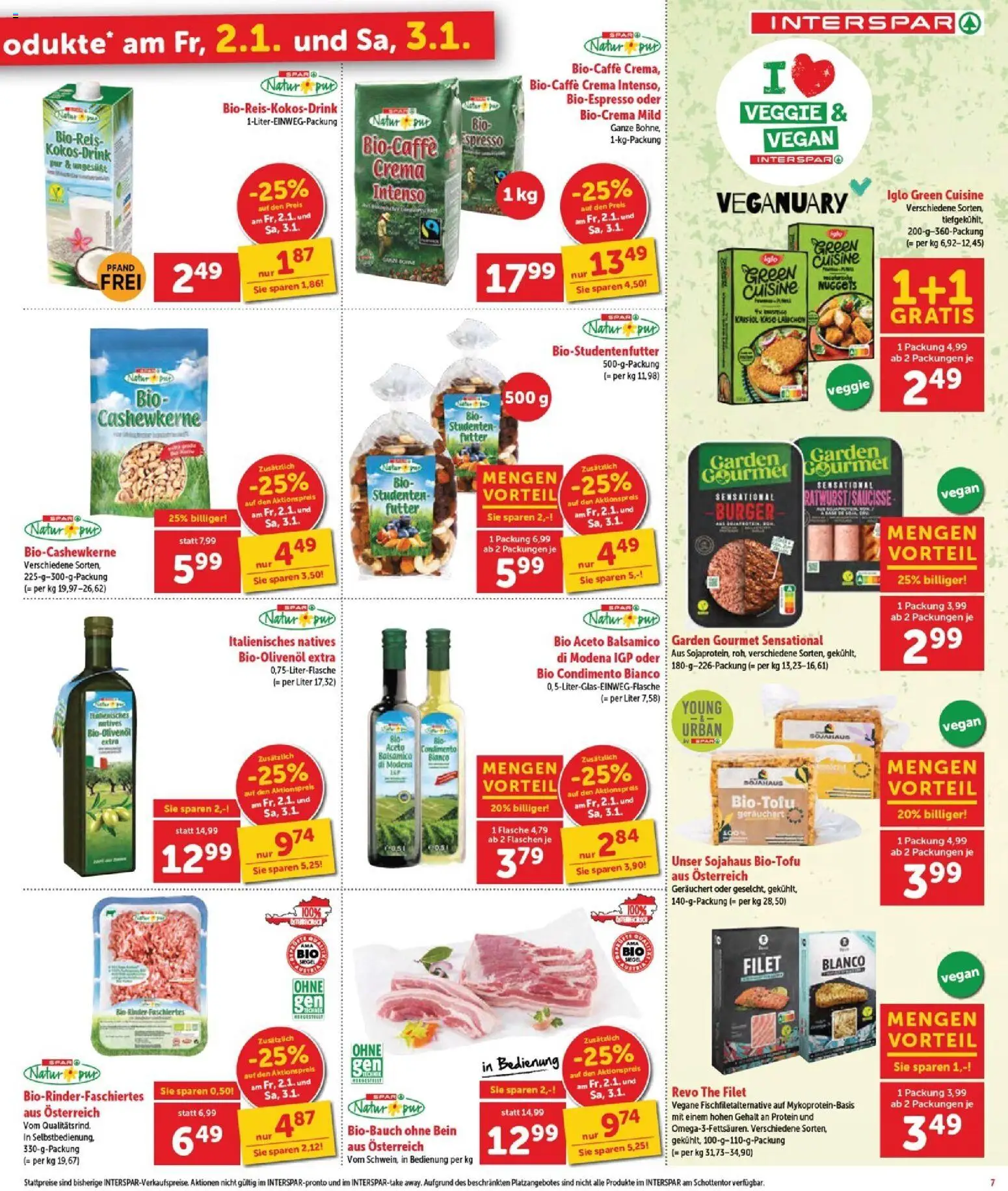 Interspar Flugblatt - Burgenland gültig ab 02.01.2026 | Seite: 7