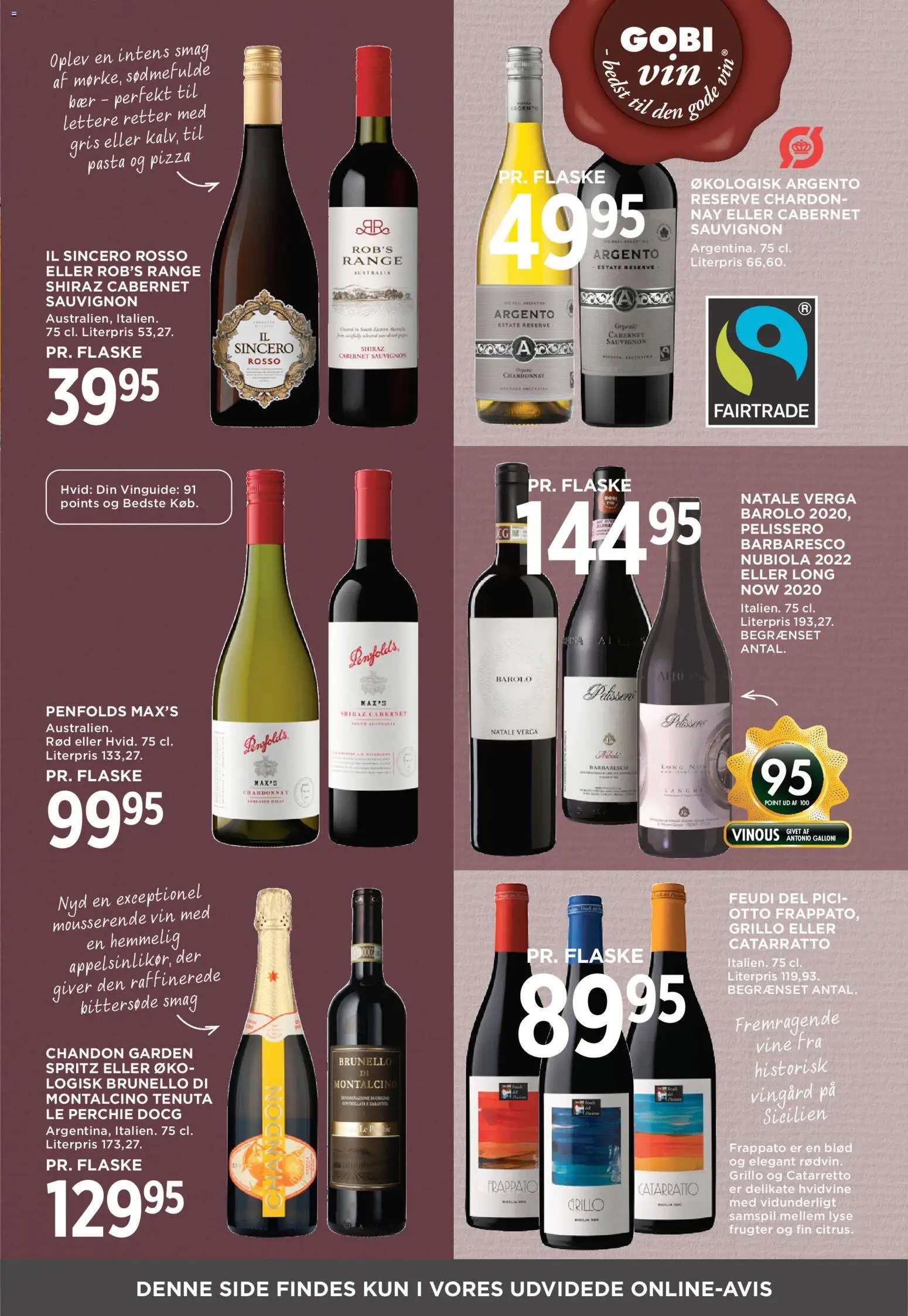 Meny tilbudsavis – gyldig fra 01.05.2026 | Side: 32 | Produkter: Pizza, Vin, Pasta