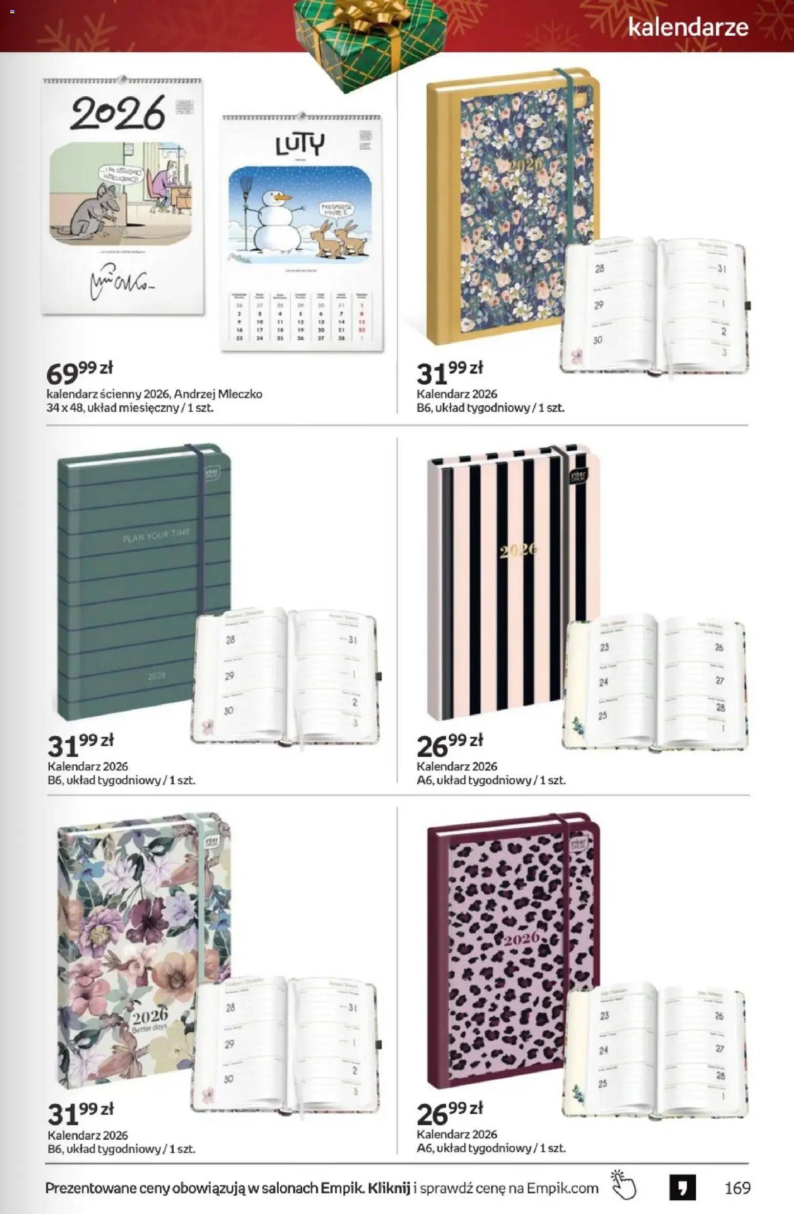 Empik promocje - Tom kultury Zabawki od 10.12.2025 | Strona: 45 | Produkty: Kalendarz