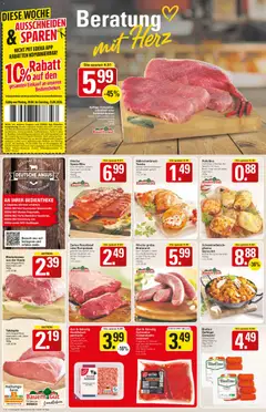 WEZ Prospekt 	 ab 20.04.2026 gültig | Seite: 4 | Produkte: Rumpsteak, Tafelspitz, Bad, Schweinefleisch
