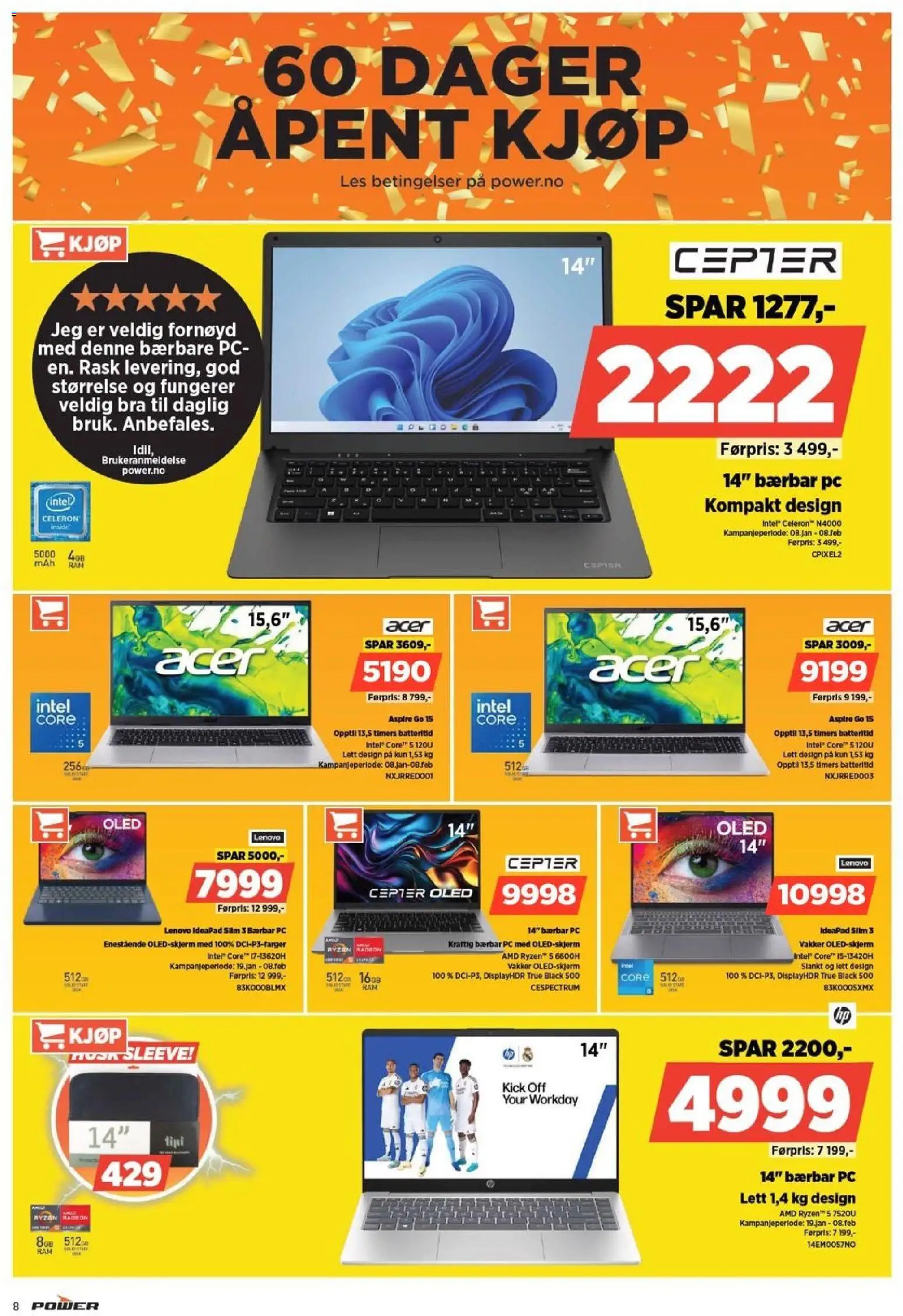 {H1} | Side: 8 | Produkter: Pc, Thon en boite