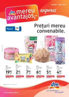 Ofertele DM drogeriemarkt valabile de la 16.04.2026