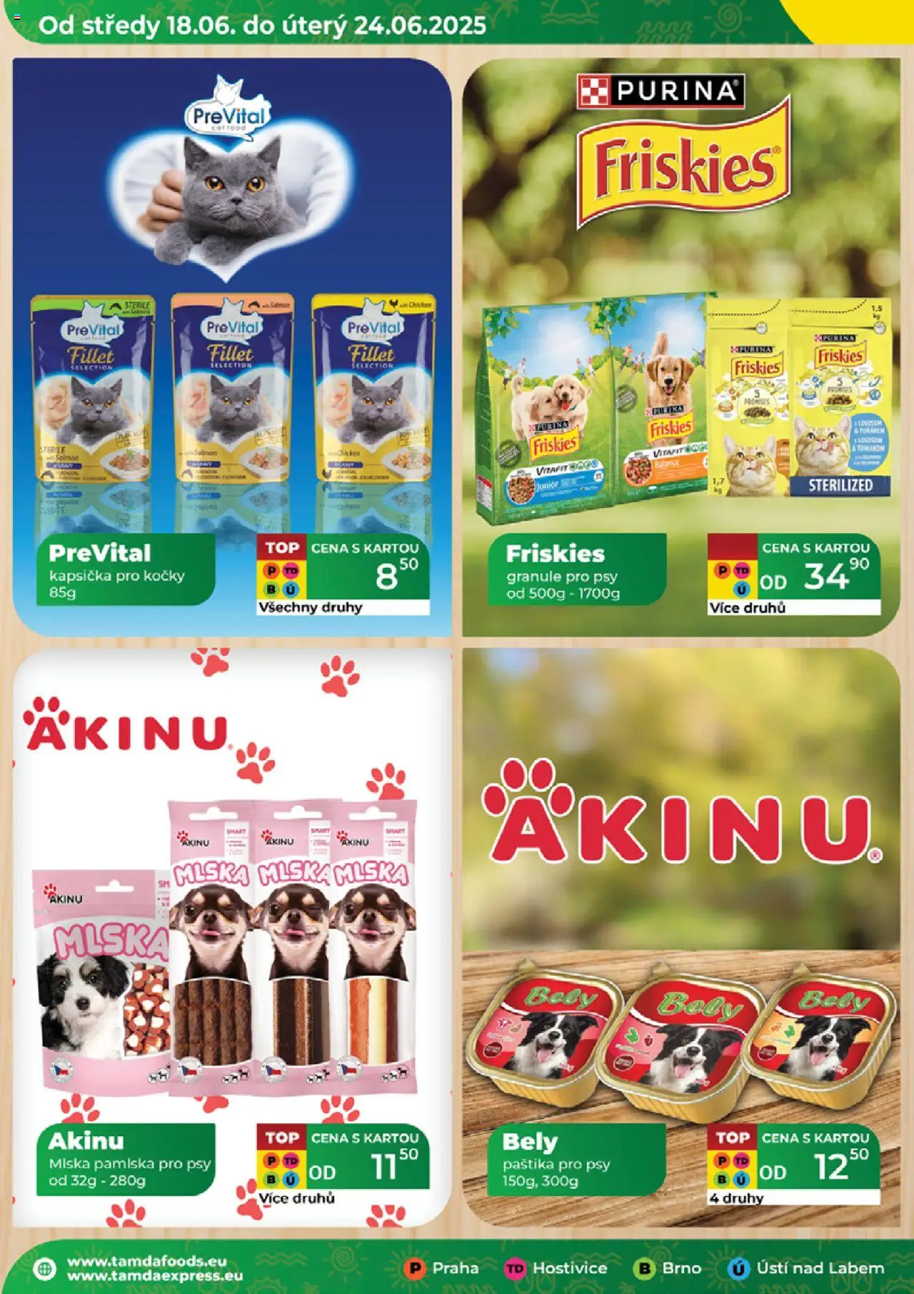 Tamda Foods leták od 18.06.2025 | Strana: 22 | Produkty: Granule, Miska, Friskies granule, Paštika