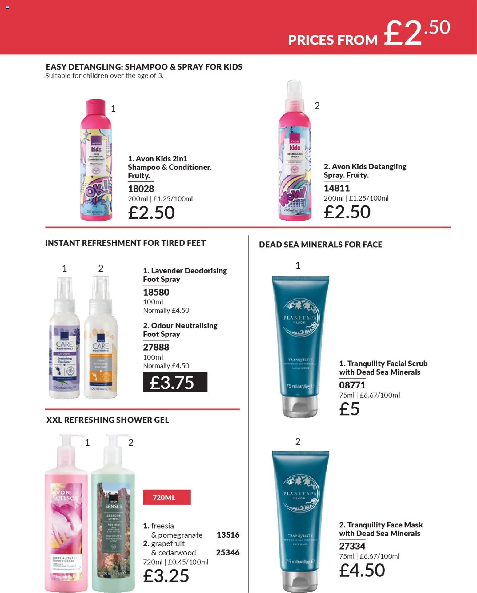 {H1} | Page: 204 | Products: Shower, Shampoo, Mask, Shower gel