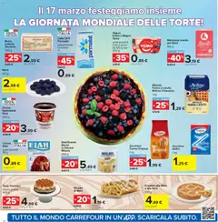 Anteprima del volantino Carrefour volantino valido a partire dal 13.03.2026 | Pagina: 14 | Prodotti: Dolcificante, Crema, Farina, Torta