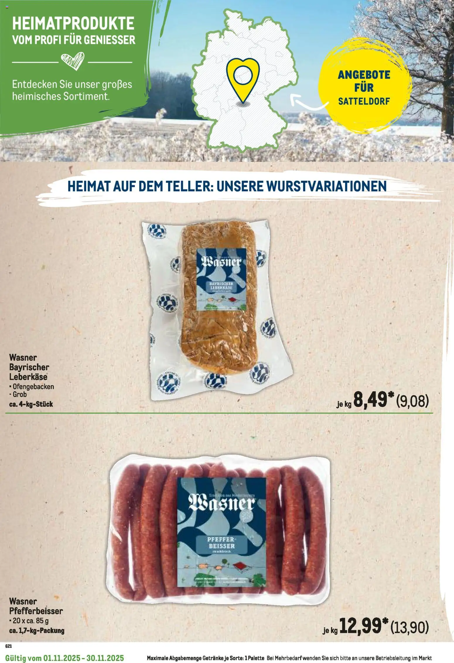 Metro Regionaler Flyer – gültig ab 01.11.2025 | Seite: 88 | Produkte: Pfeffer, Leberkase