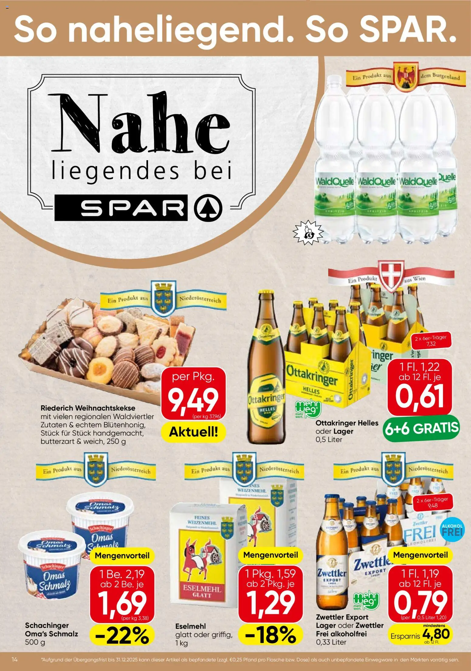 Spar Flugblatt - Burgenland gültig ab 06.11.2025 | Seite: 14 | Produkte: Dolce gusto kapszula