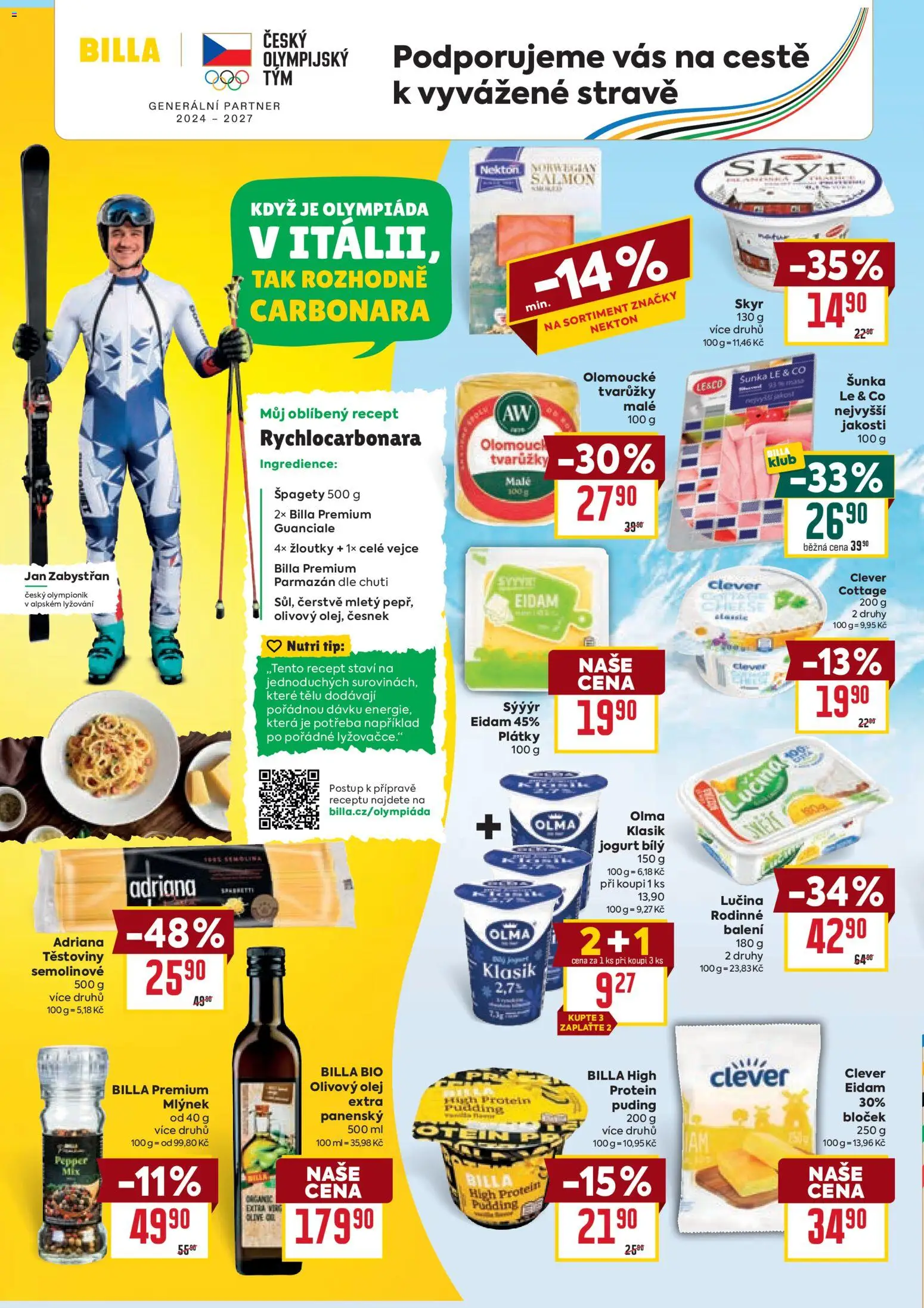 Billa Velký leták od 04.02.2026 | Strana: 10 | Produkty: Jogurt, Puding, Skyr, Protein