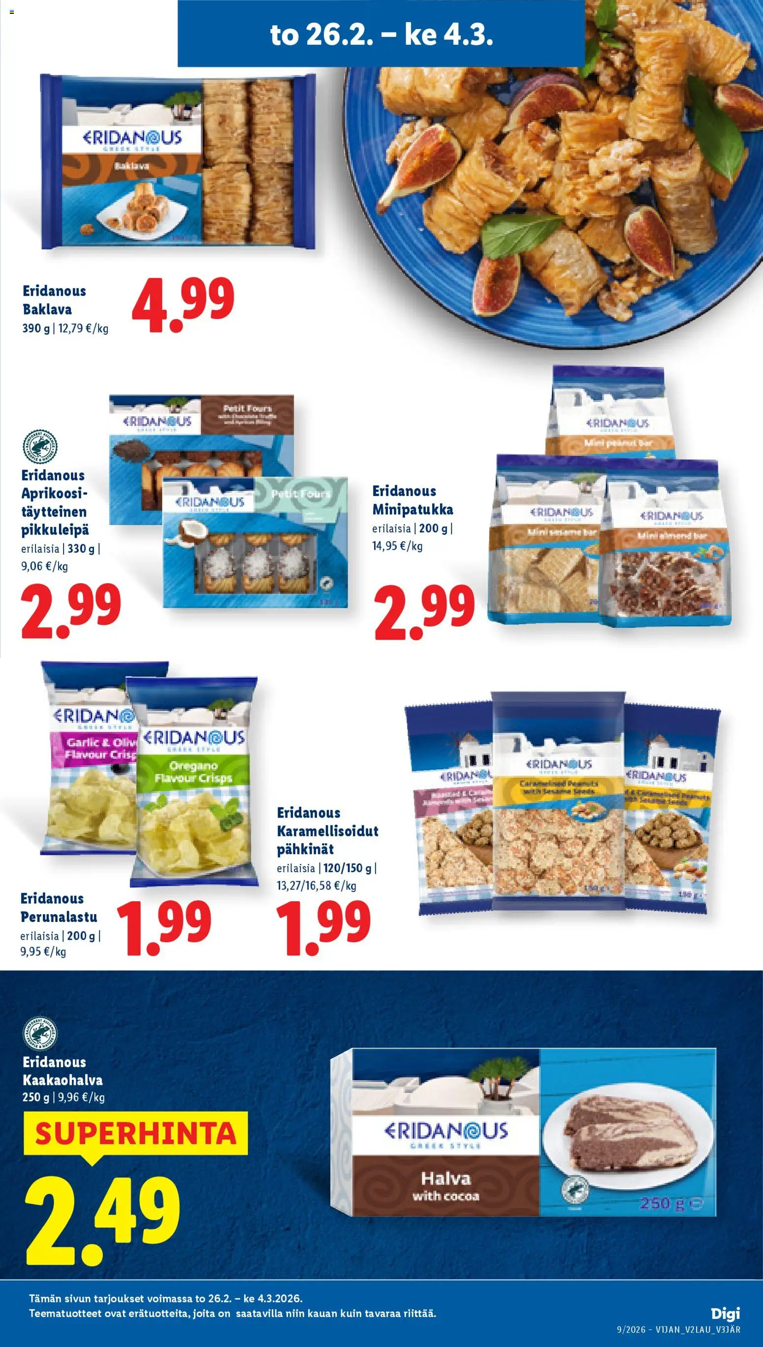 Lidl tarjoukset – voimassa 26.02.2026 alkaen | Sivu: 11 | Tuotteet: Aprikoosi, Oregano, Pähkinät