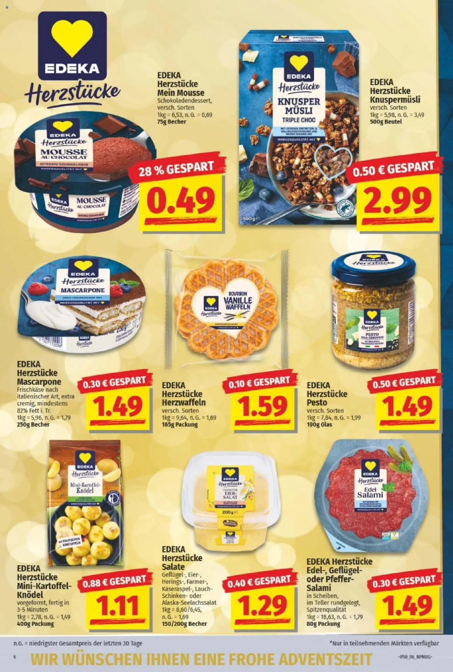 NP Discount Prospekt – gültig ab 08.12.2025 | Seite: 6 | Produkte: Eier, Pfeffer, Schinken, Salat