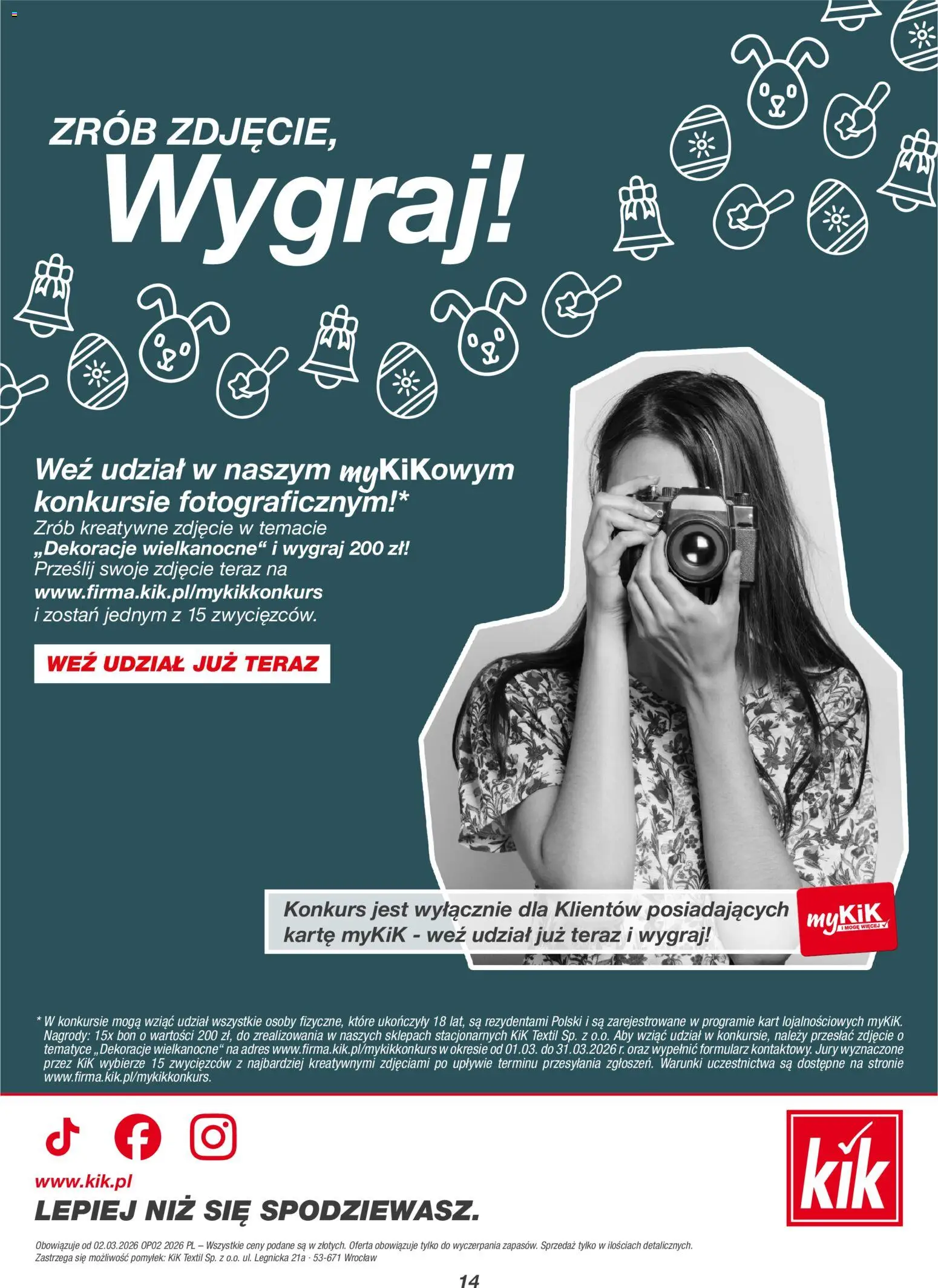 Kik gazetka od 02.03.2026 | Strona: 14