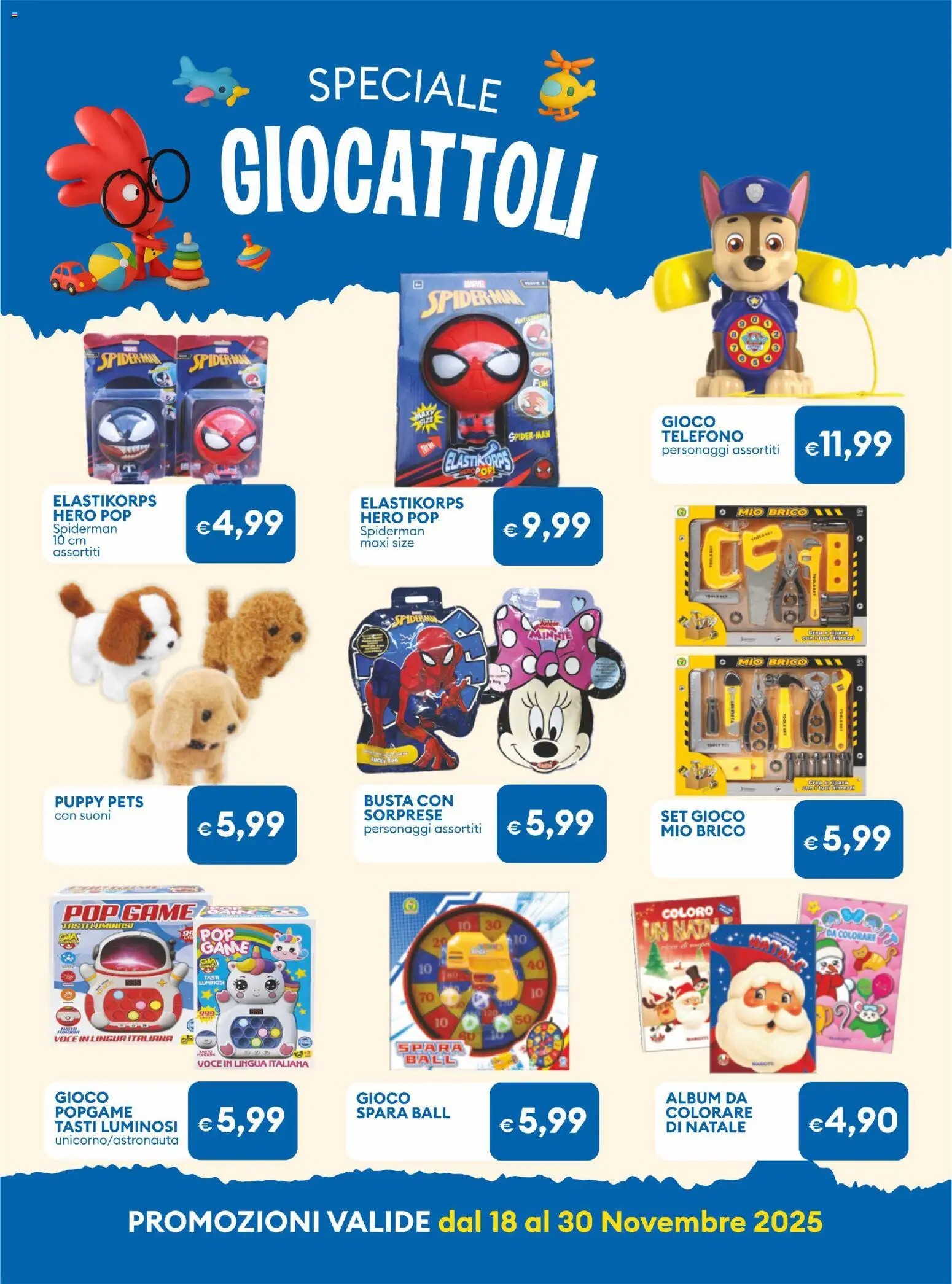 Volantino MD Discount del 18.11.2025 | Pagina: 38 | Prodotti: Telefono, Gioco