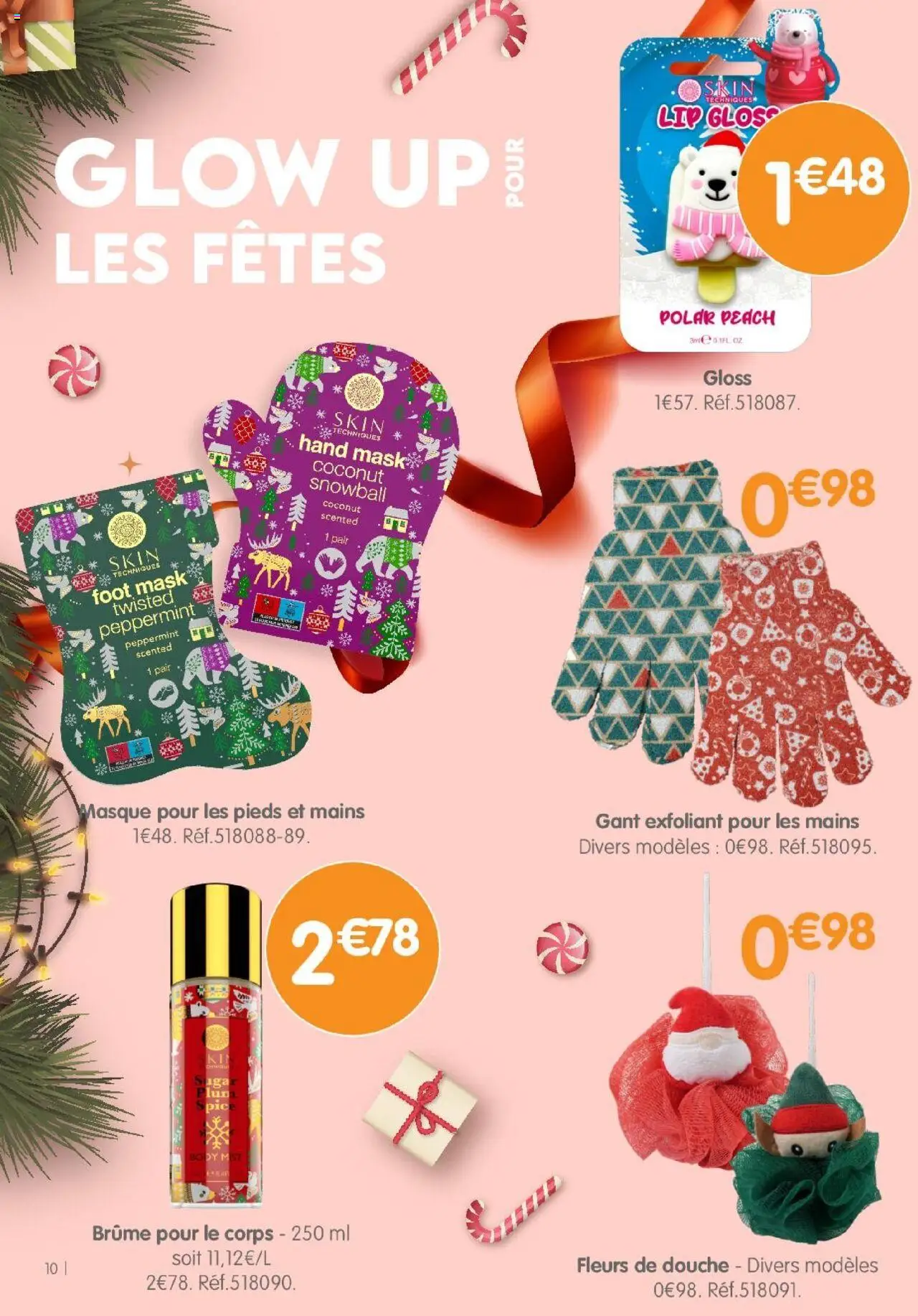 {H1} | Page: 10 | Produits: Gloss, Exfoliant, Peppermint, Masque