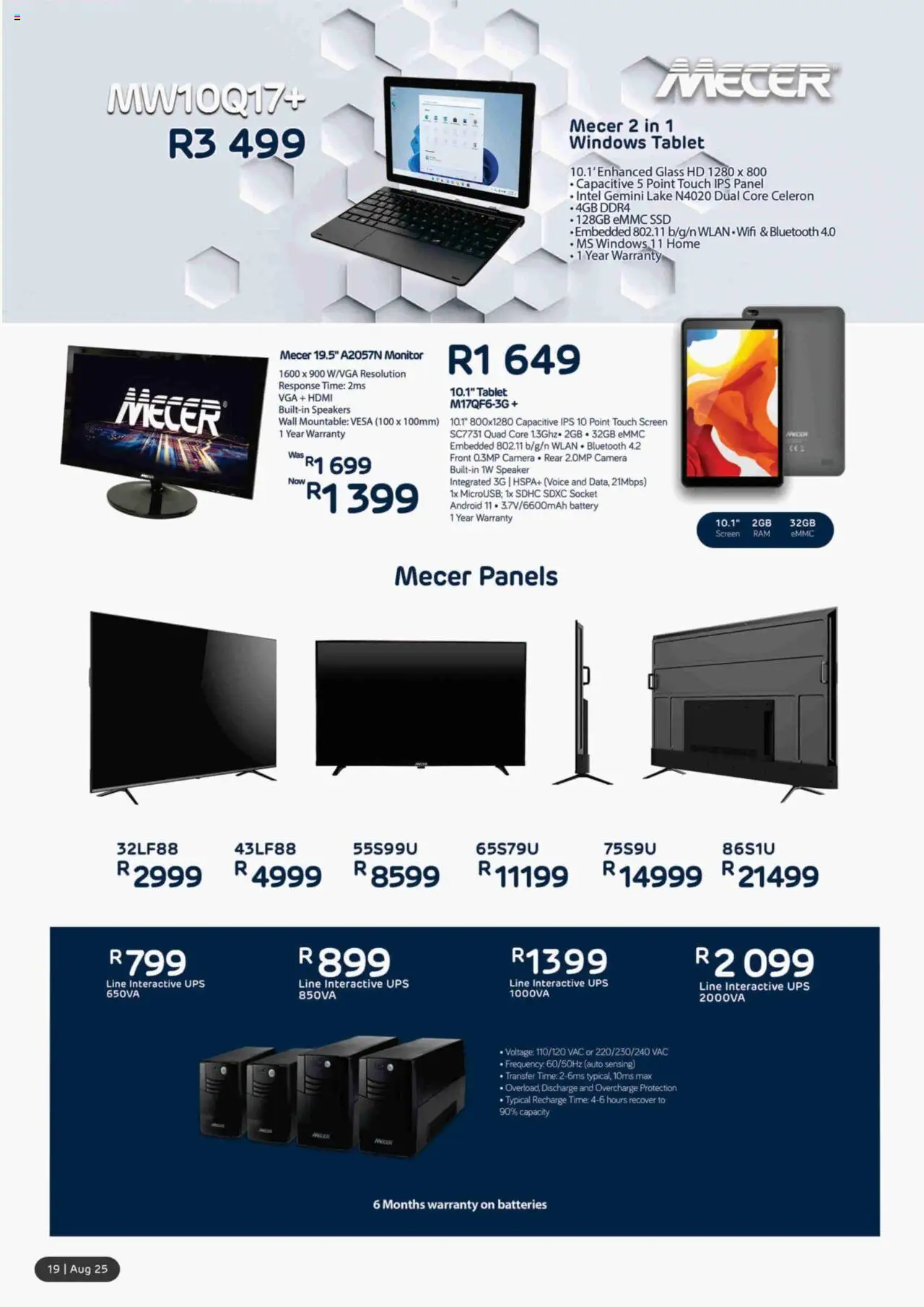 Computer Mania Specials │ valid from 01.08.2025 | Page: 20 | Products: Tablet, Camera, Speaker, Socket